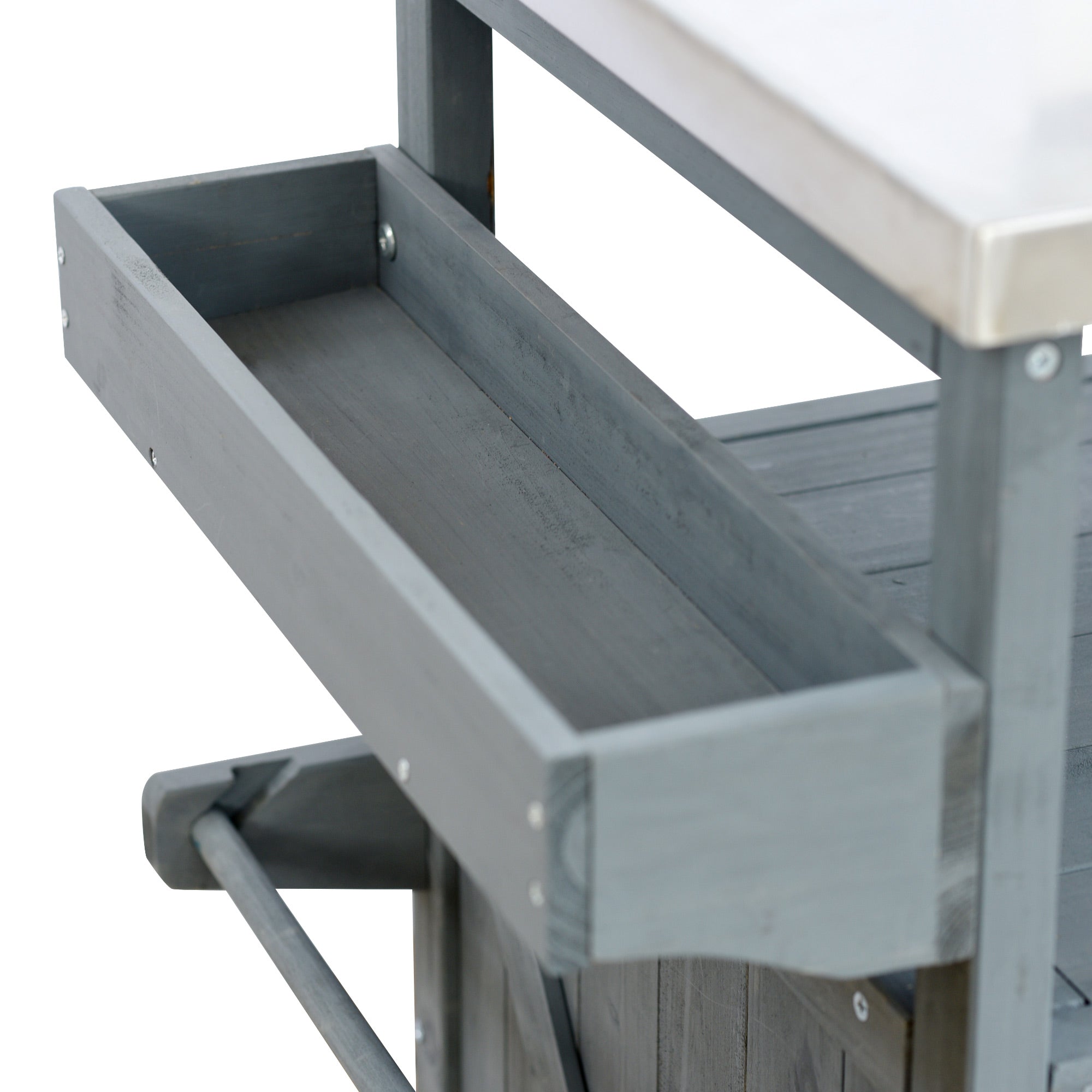 [variant:N853P386114G] Outdoor Grill Cart with Stainless Steel Top – Gray and Blue, 50.25-Inch image 33