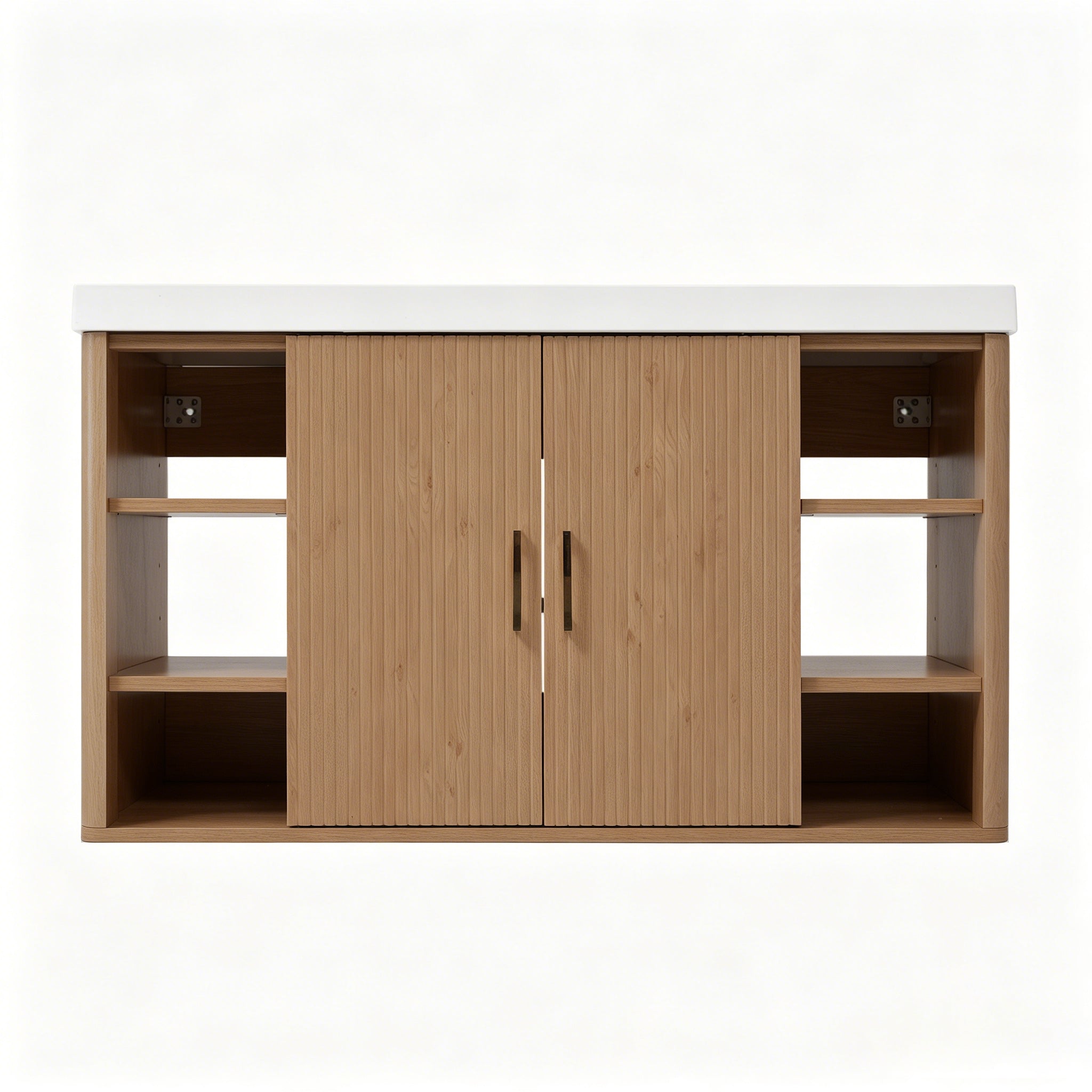 [variant:N729P000039N] Wall-Mounted Bathroom Vanity with SMC Sink – 42-Inch image 16