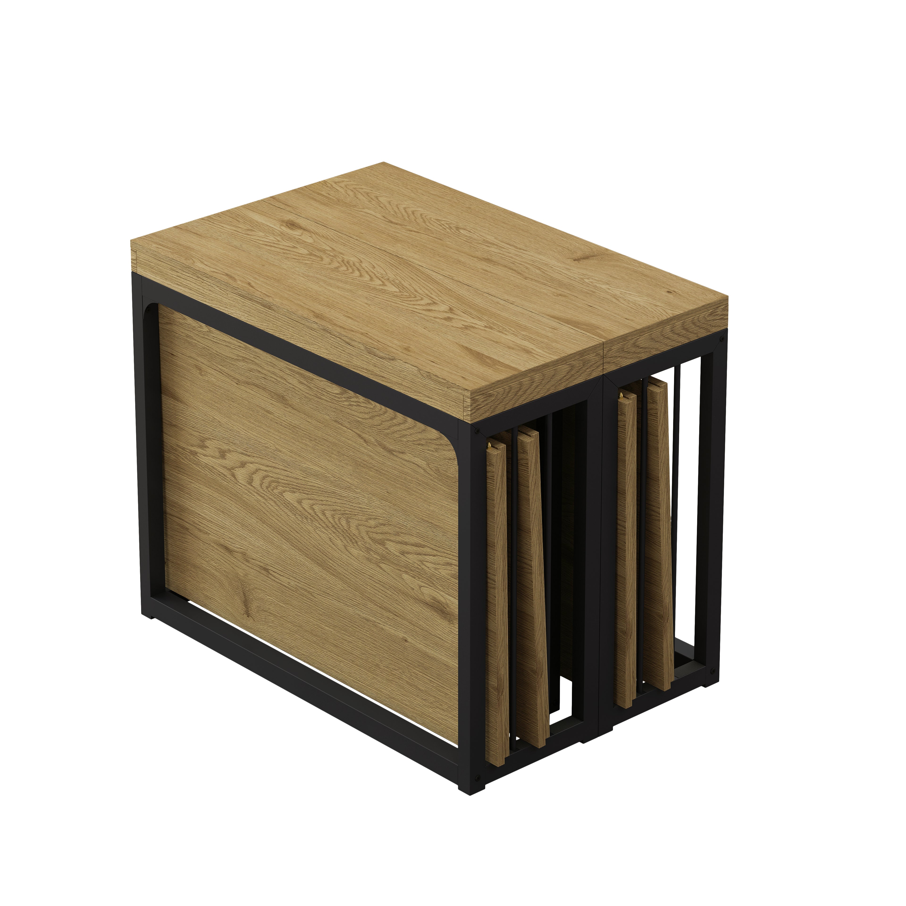 [variant:W3679S00001] Extendable Dining Table for 2–10 – Wild Oak image 20