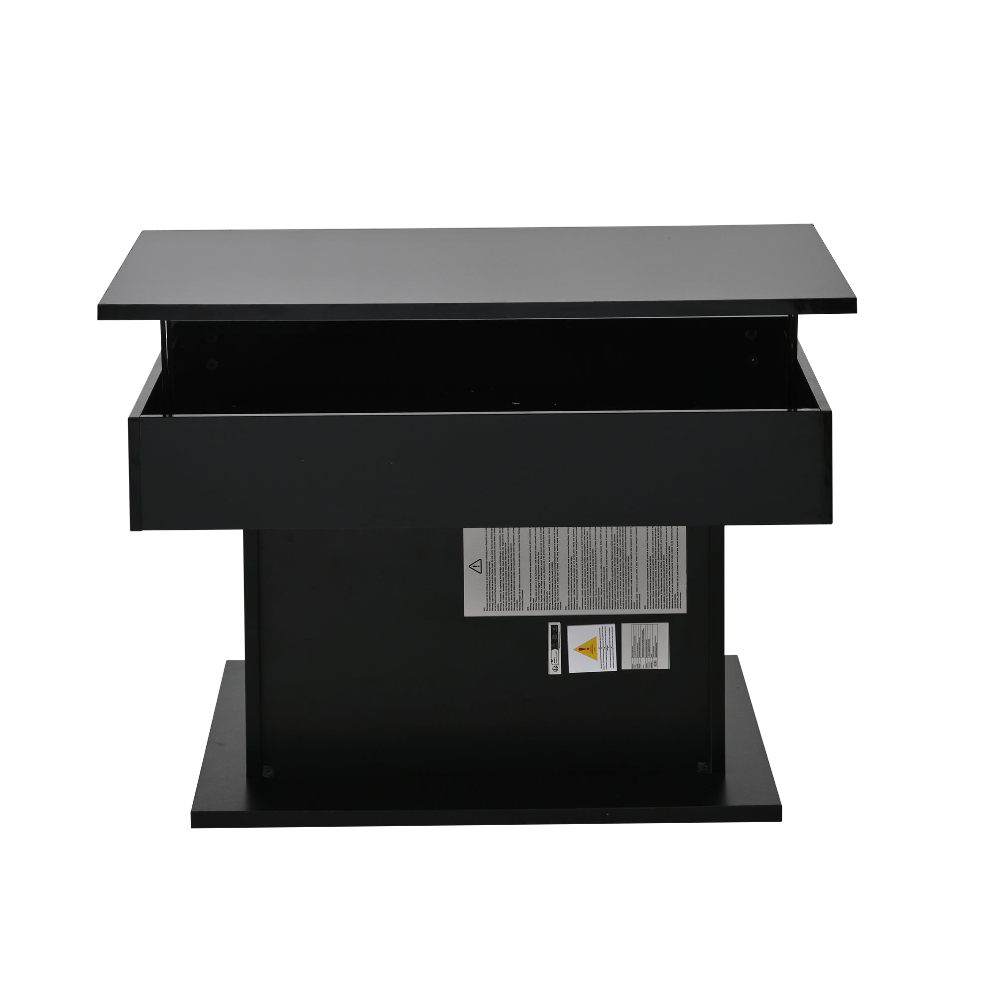 [variant:N892P423296B] Black 360° Rotating Lift-Top Coffee Table image 32