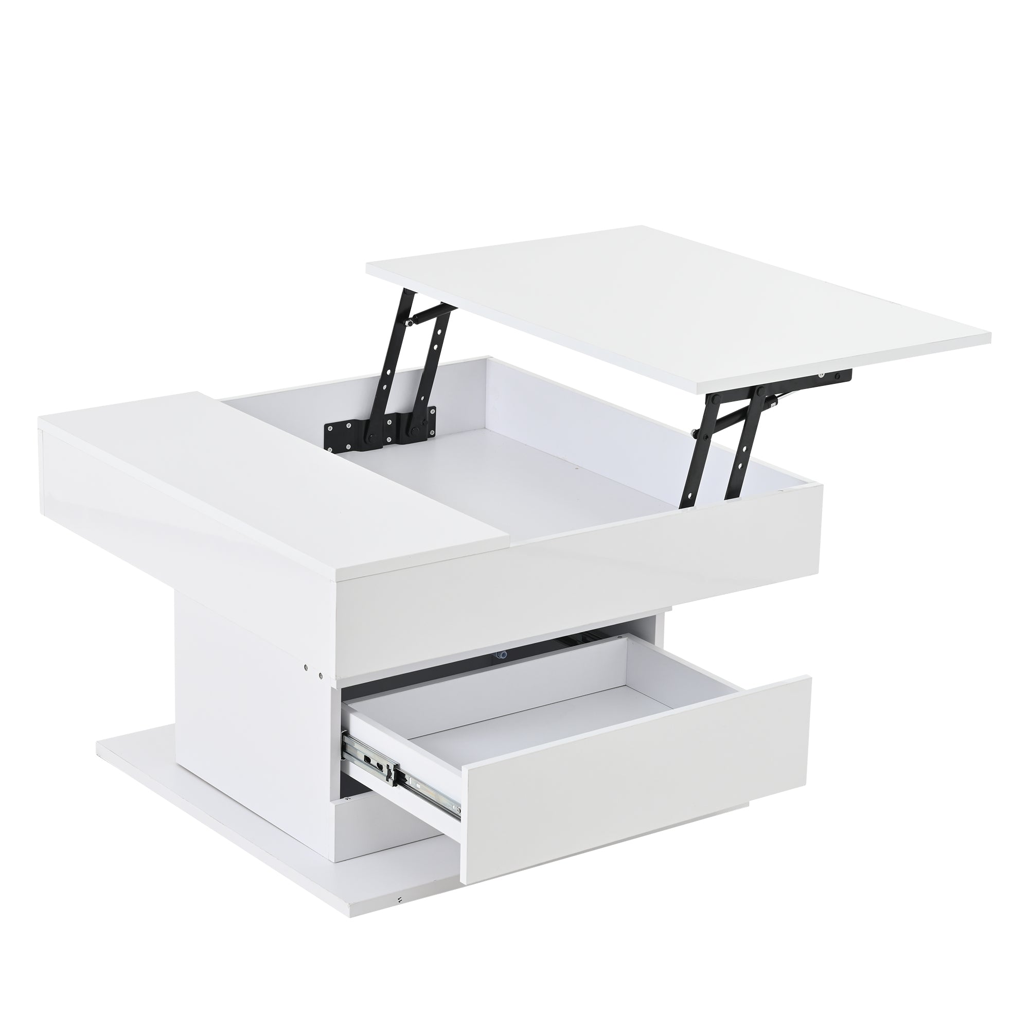 [variant:N892P423296W] 360° Rotating Lift-Top Coffee Table with Drawer image 39