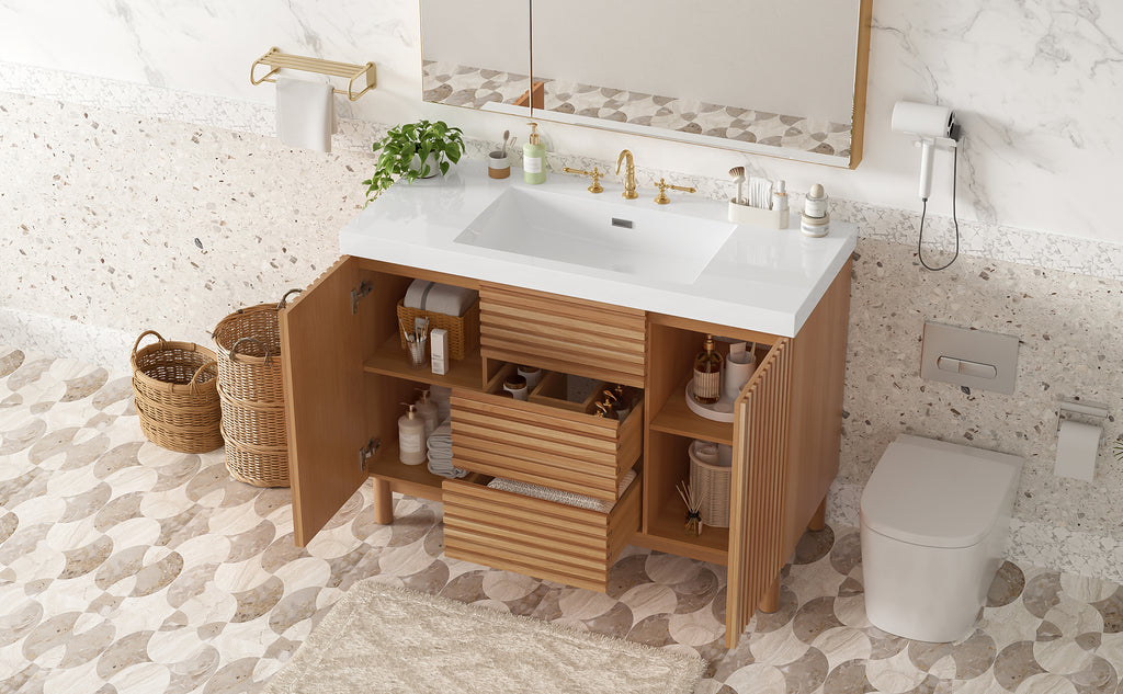 [variant:N729P000036N] Bathroom Vanity with SMC Sink – 47.2-Inch image 25