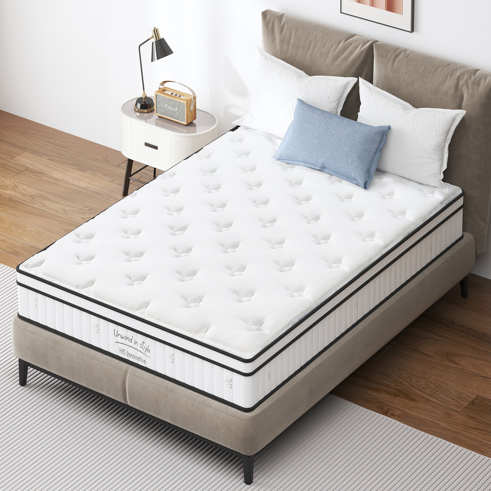 [variant:W3686P353680] Full Hybrid Memory Foam Mattress – 10-Inch image 4