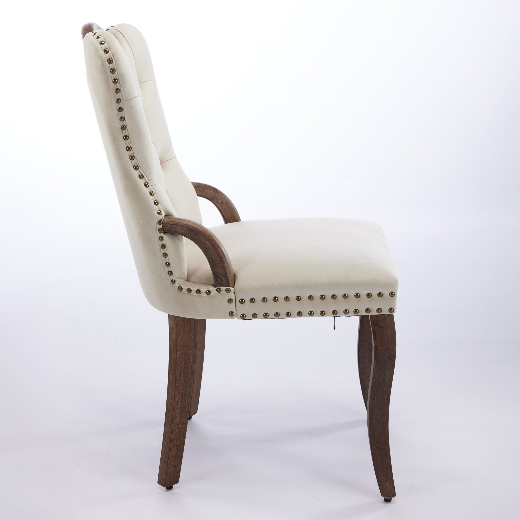 [variant:W5755P512977] Tufted Velvet Dining Armchairs – Set of 2 image 5