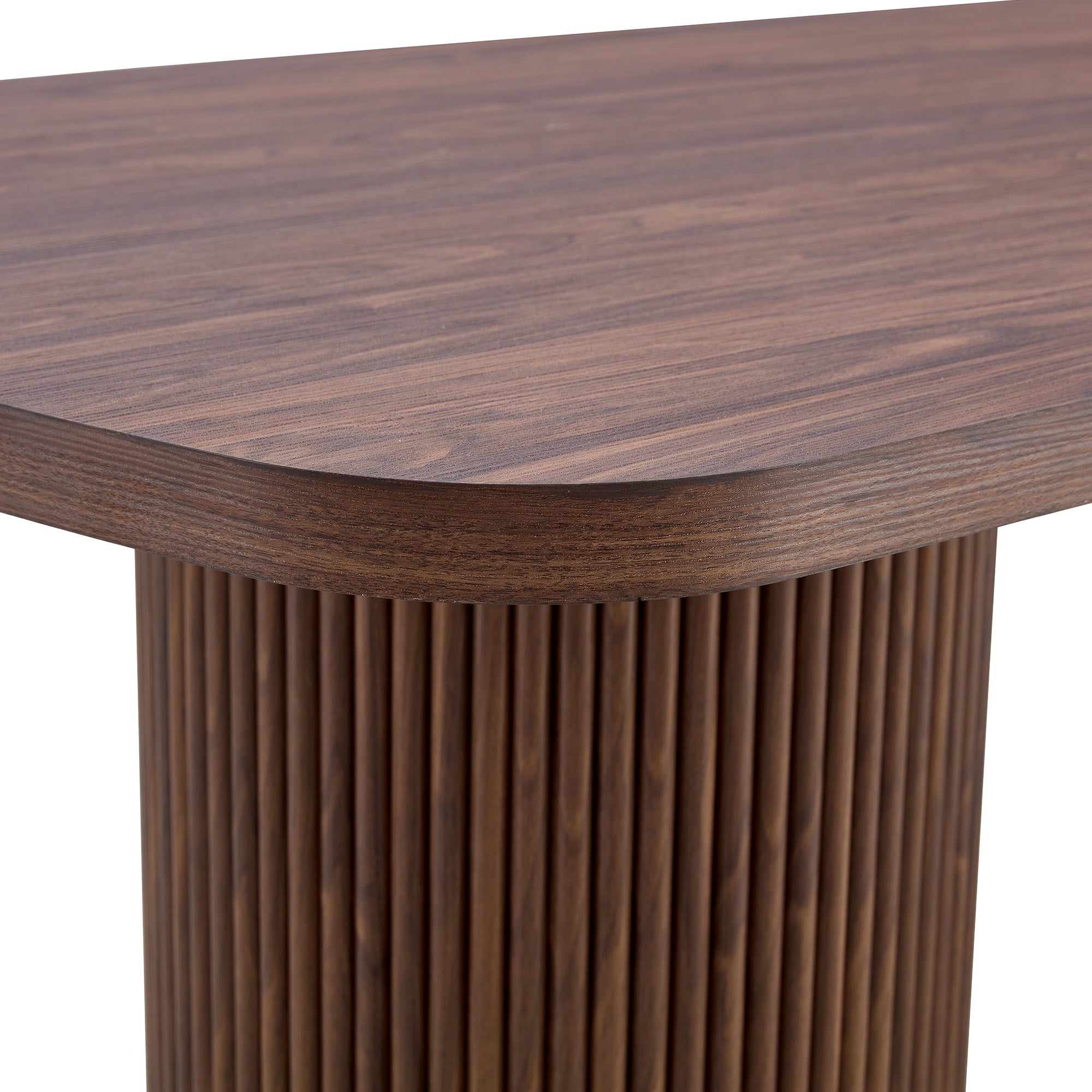 [variant:W3806S00019] Walnut Roman-Column Dining Table – 78.7-Inch image 16