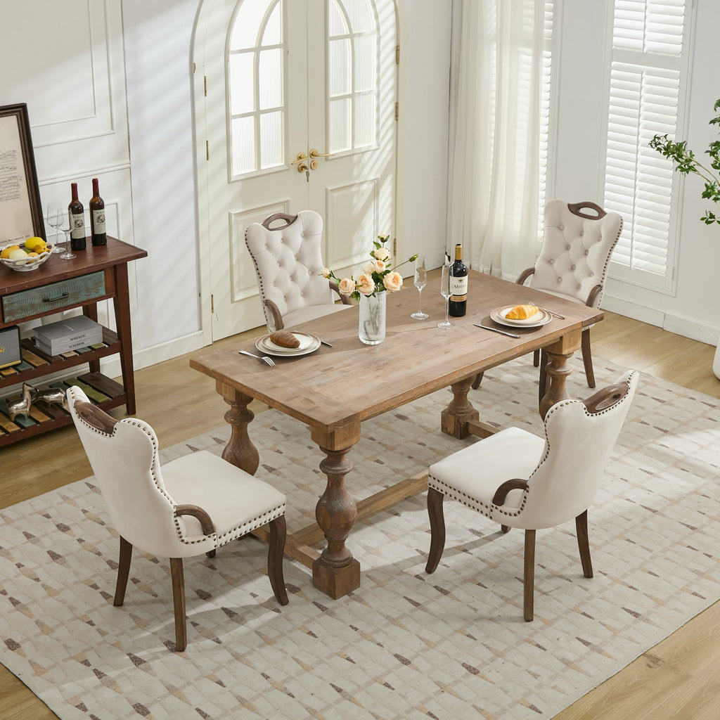 [variant:W5755P512977] Tufted Velvet Dining Armchairs – Set of 2 image 22
