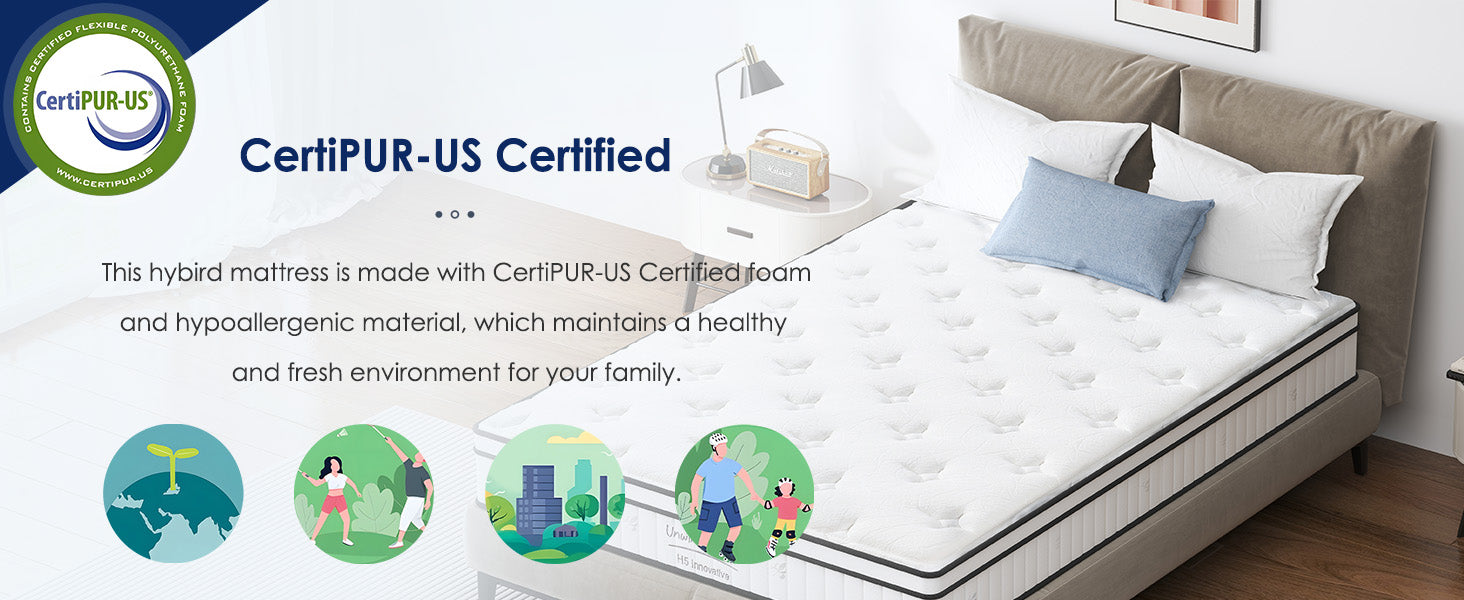 [variant:W3686P353680] Full Hybrid Memory Foam Mattress – 10-Inch image 13