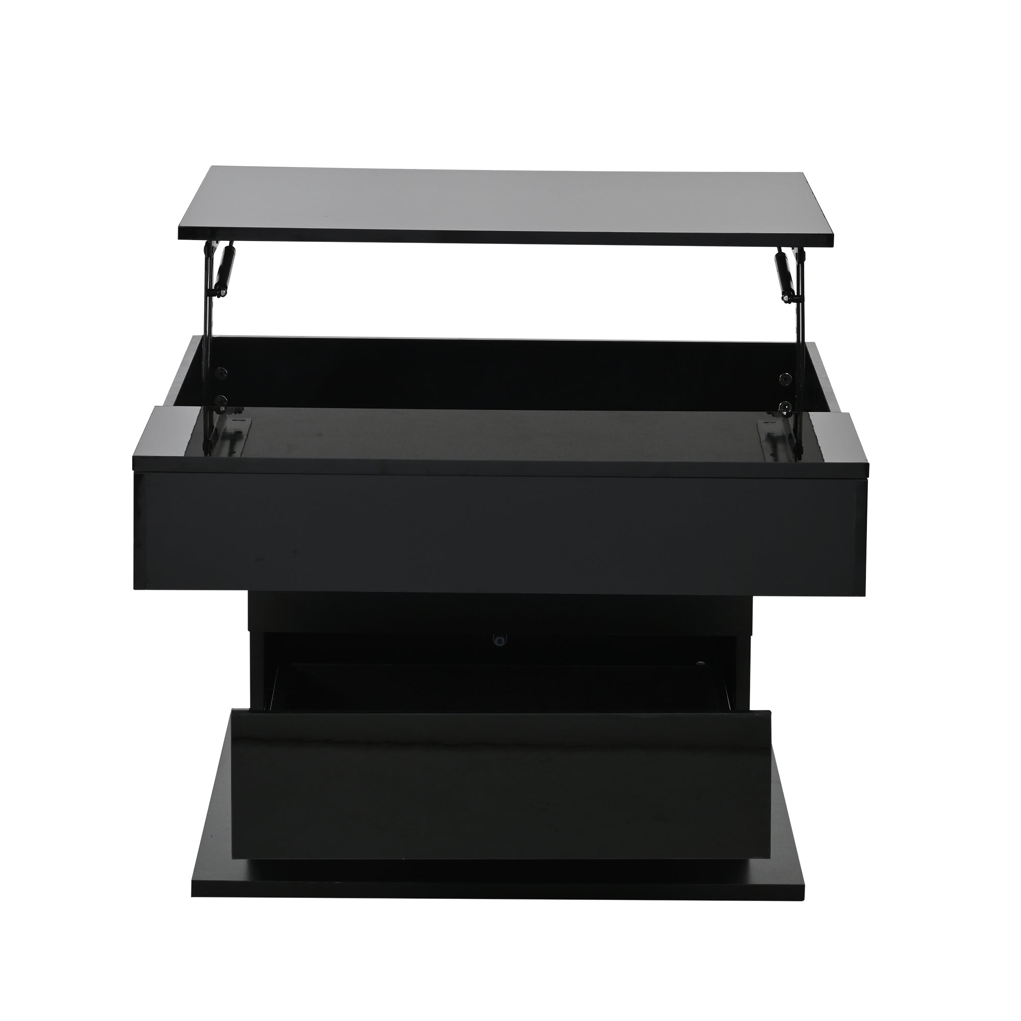 [variant:N892P423296B] Black 360° Rotating Lift-Top Coffee Table image 42