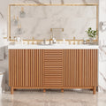 [variant:N729P000037N] Double-Sink Bathroom Vanity with Storage – 59.3-Inch image 1