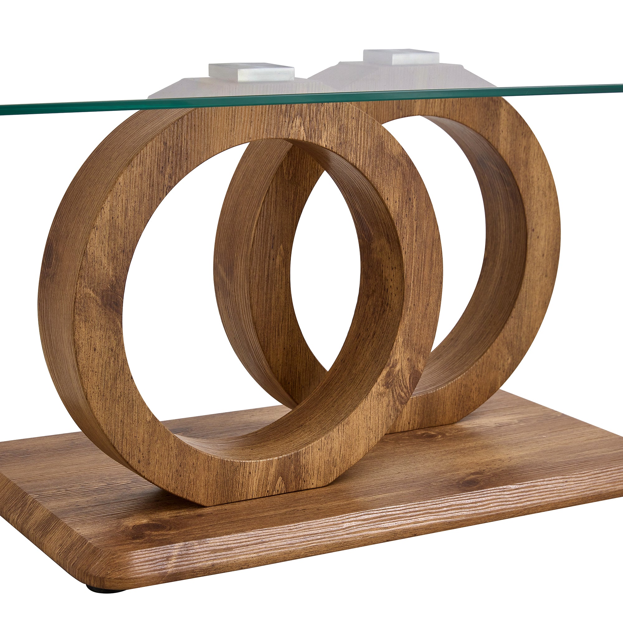 [variant:W3806P439658] Double-Ring Glass Coffee Table image 16