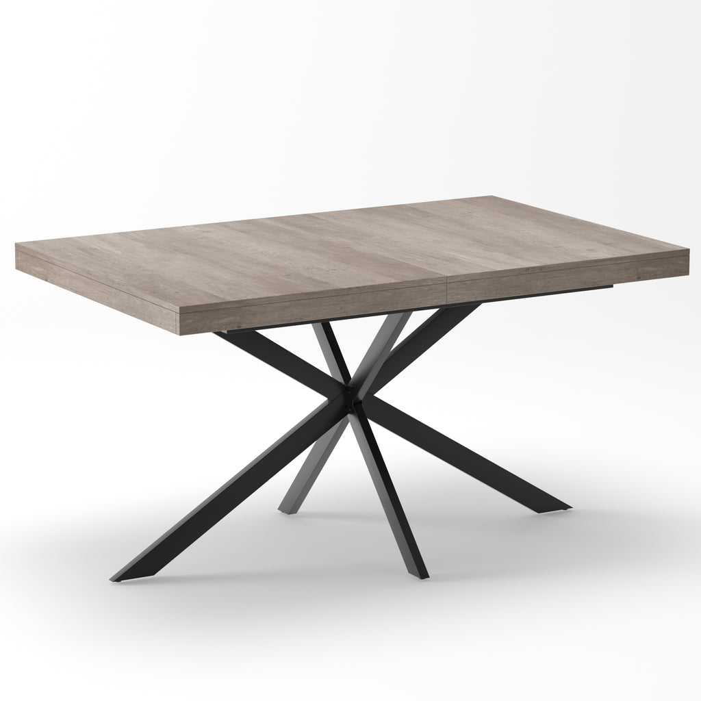 Extendable Dining Table with Hidden Storage – 55–71 Inch — [variant:W3679P437342] Gray image 9
