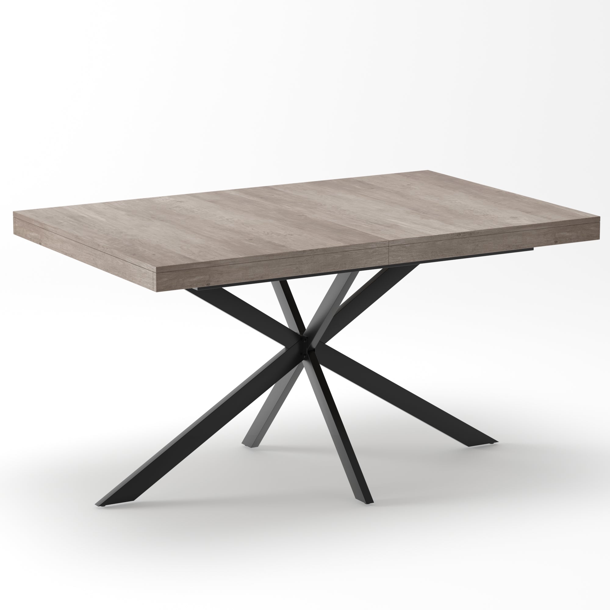 Extendable Dining Table with Hidden Storage – 55–71 Inch — [variant:W3679P437342] Gray image 9
