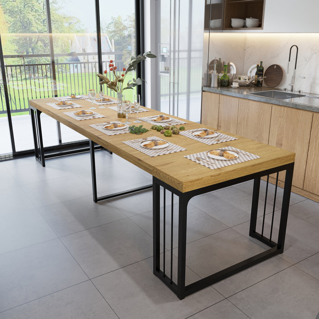 [variant:W3679S00001] Extendable Dining Table for 2–10 – Wild Oak image 8