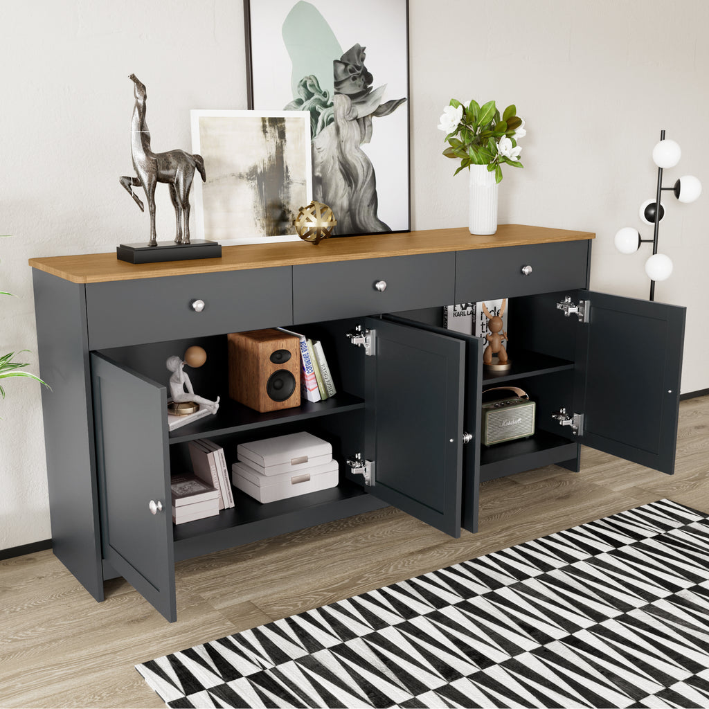 [variant:GA0017B] Gray-Black / Wood Tone image 12