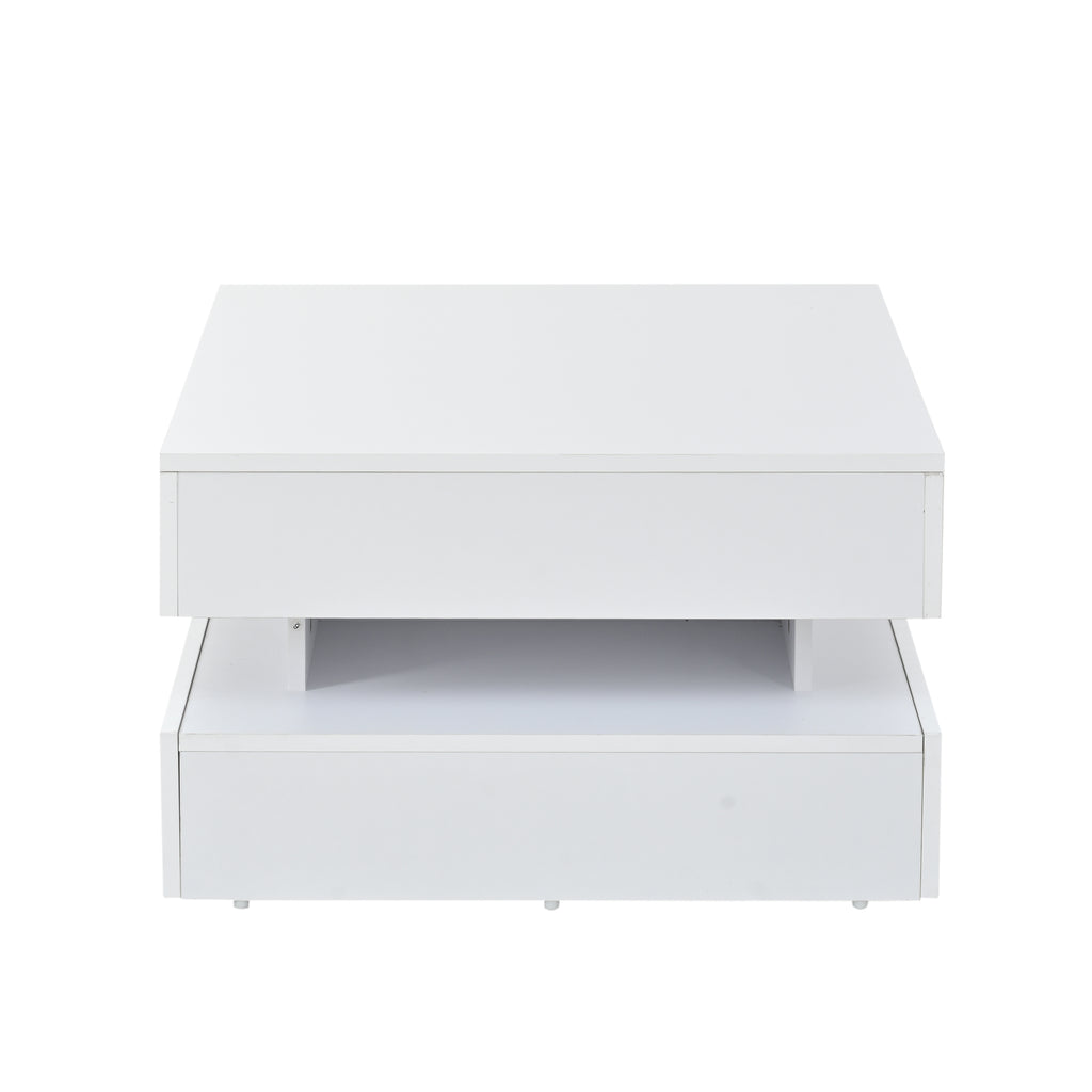 [variant:N892P407973W] White Lift-Top LED Coffee Table with 2 Drawers image 18