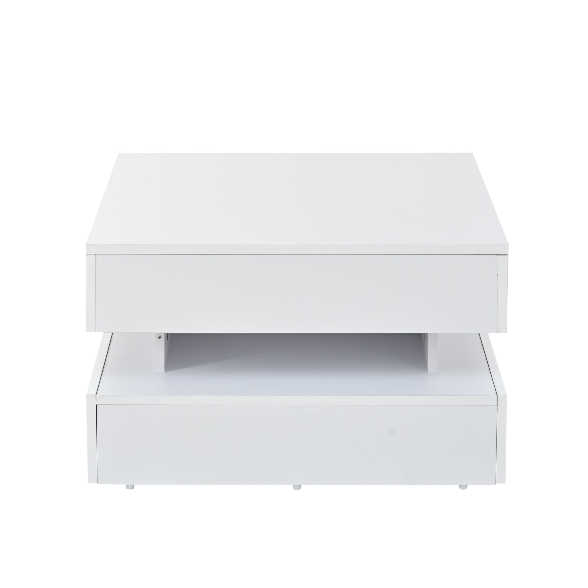 [variant:N892P407973W] White Lift-Top LED Coffee Table with 2 Drawers image 18