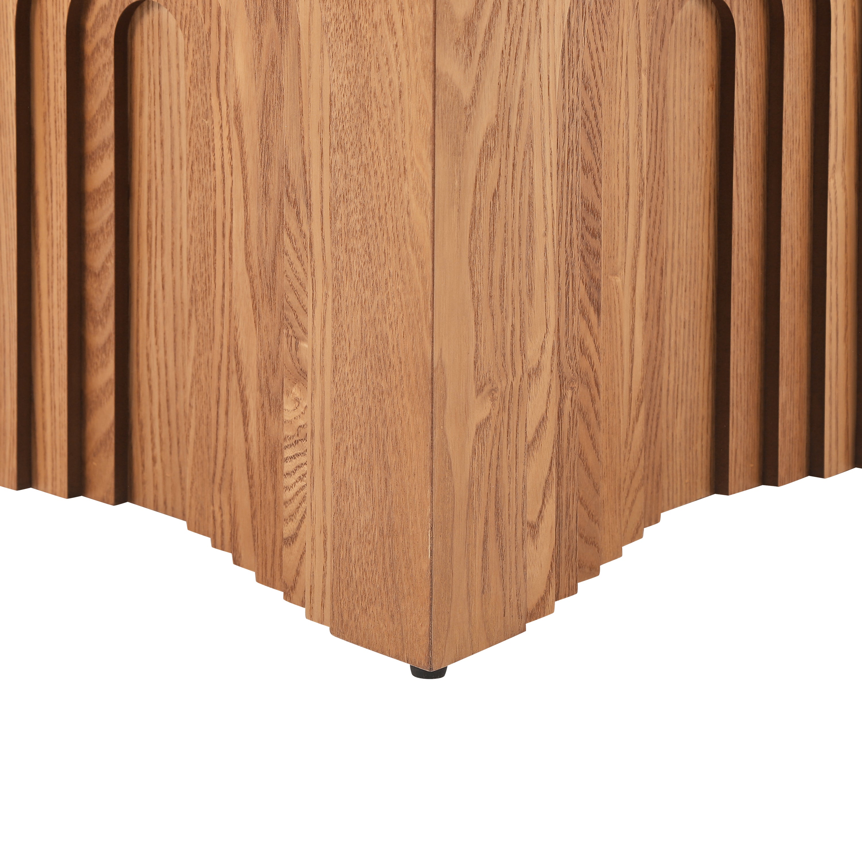 Round Wood End Table — [variant:N876P386371D] Natural & Light Brown image 9
