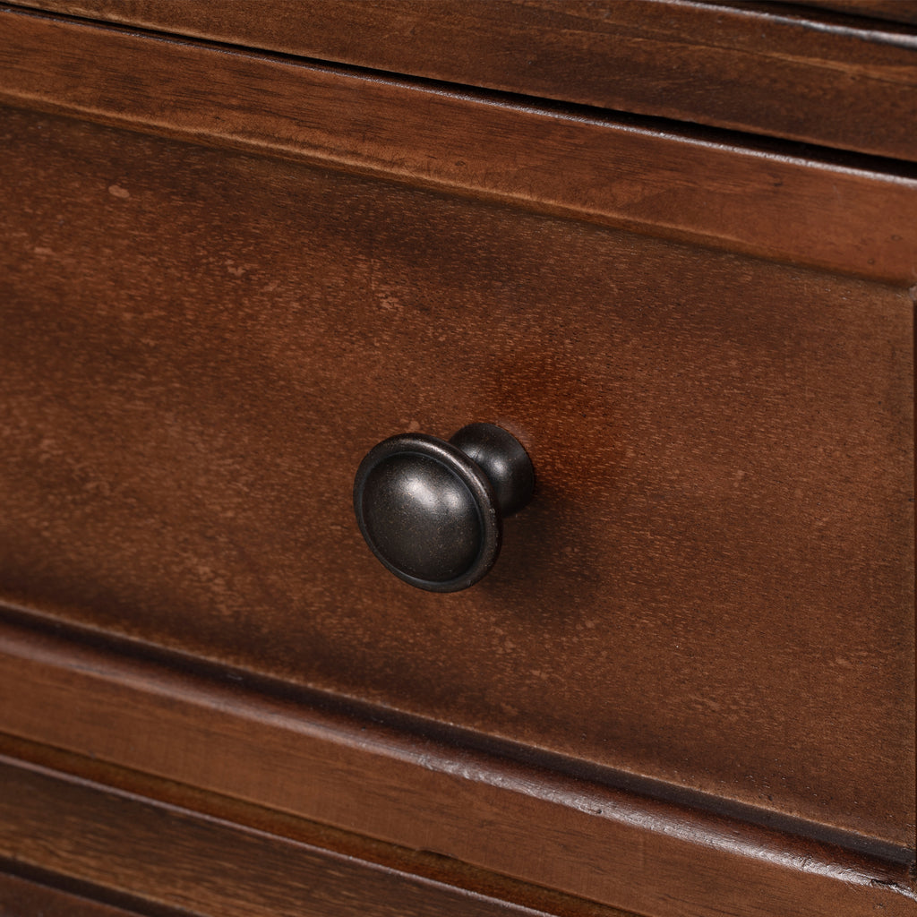 3-Drawer Nightstand with Pull-Out Tray – 27.6-Inch — [variant:N889P444139D] Brown image 13