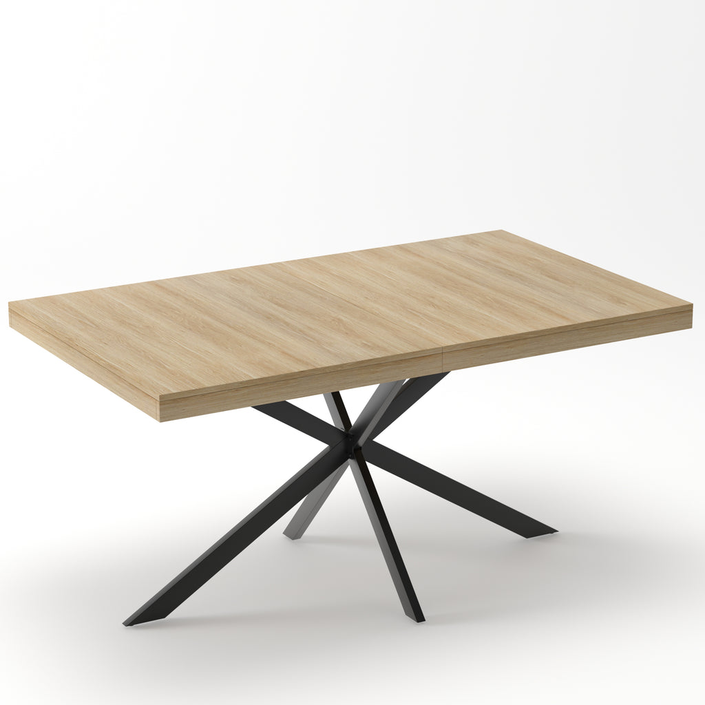 Extendable Dining Table with Hidden Storage – 55–71 Inch — [variant:W3679P437341] Natural image 11
