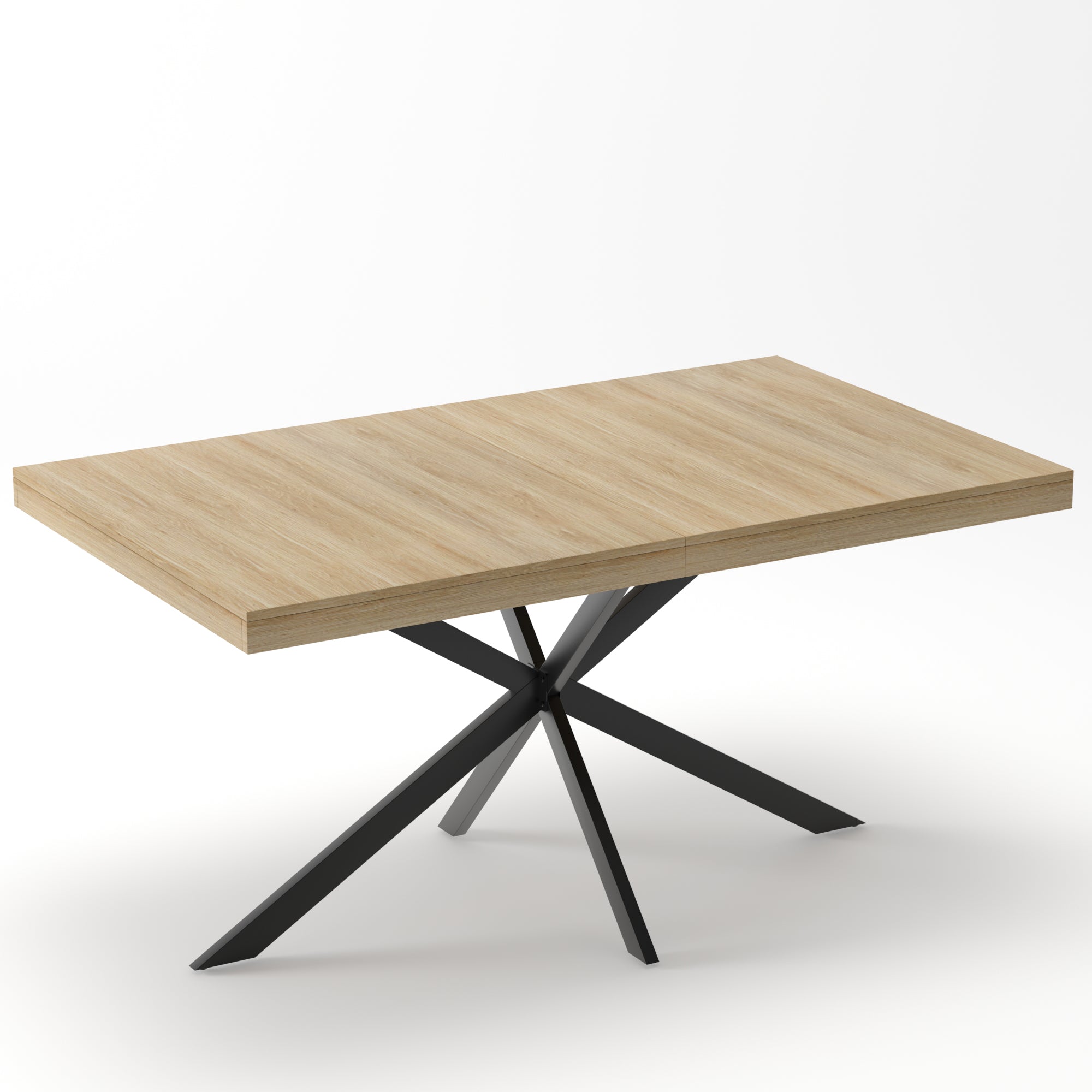 Extendable Dining Table with Hidden Storage – 55–71 Inch — [variant:W3679P437341] Natural image 11