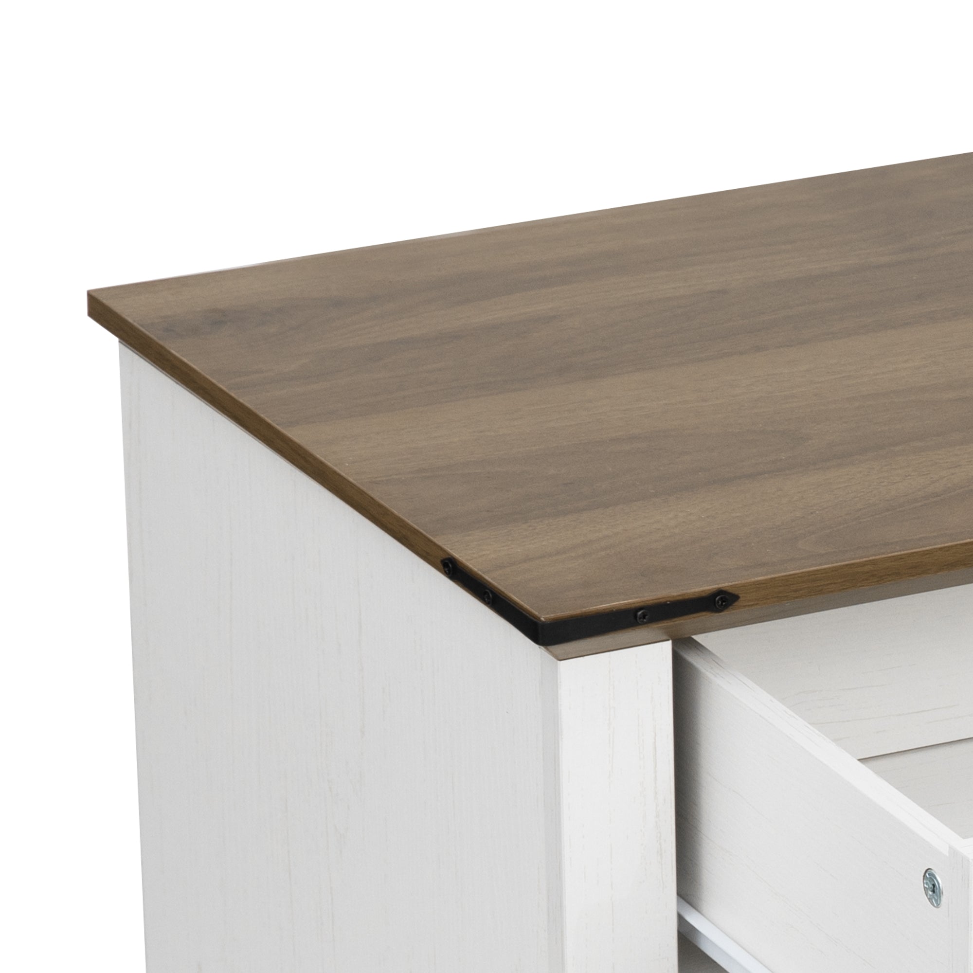 [variant:N853P444963W] 55-Inch Farmhouse Buffet Cabinet with Drawers image 44