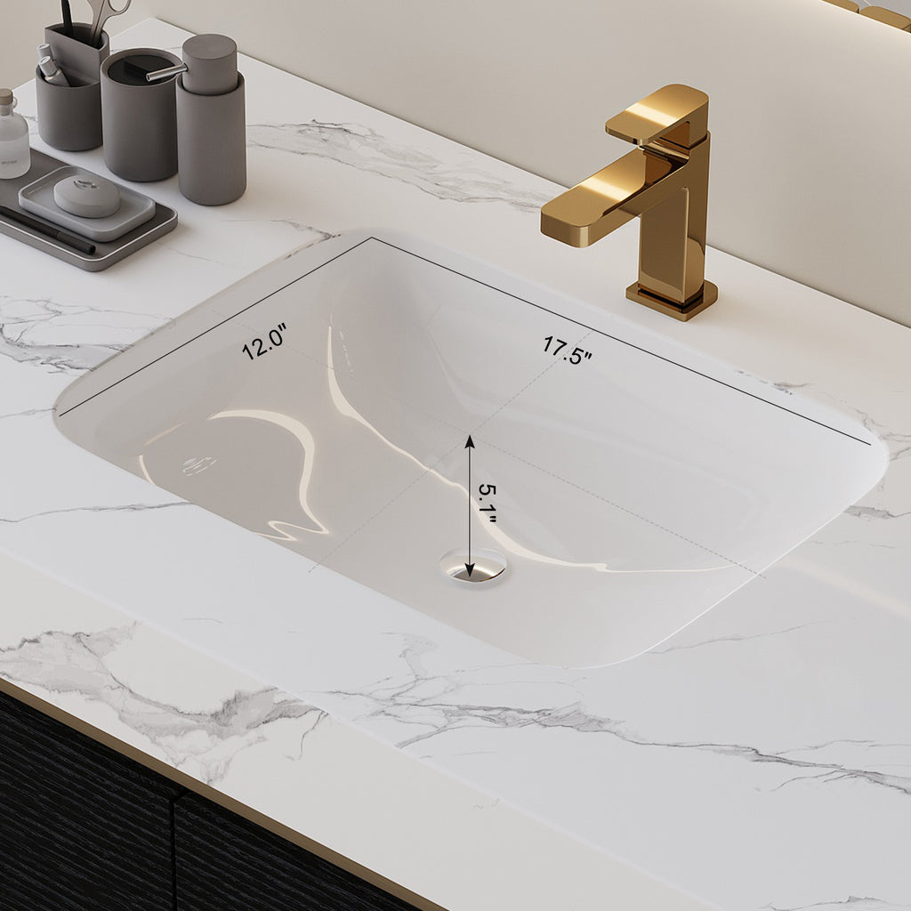 [variant:W5307S00006] Bathroom Vanity with Sintered Stone Top – 35.4-Inch image 10