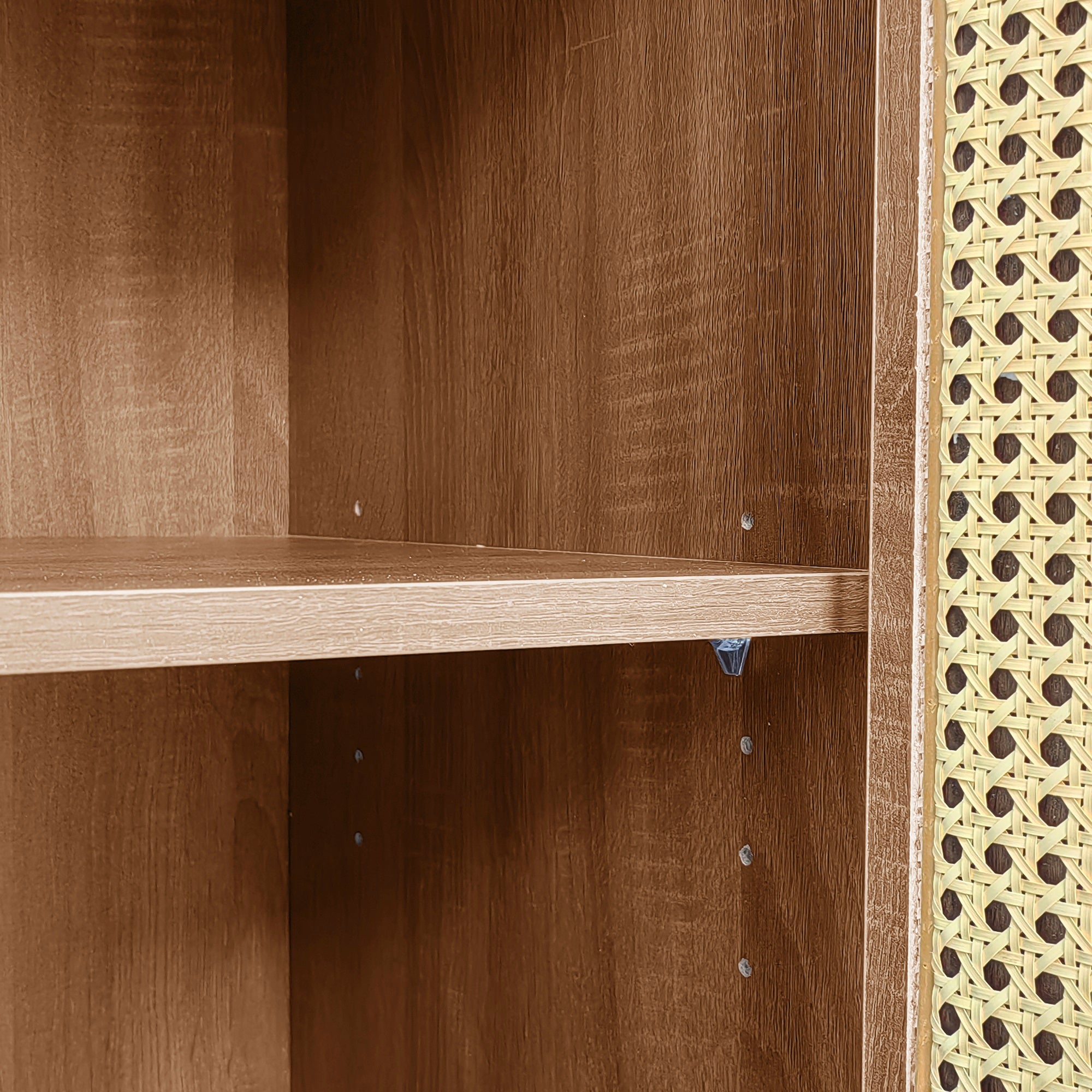 [variant:GA0013N] Country-Style Rattan-Door Sideboard image 23