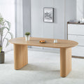 [variant:W3808S00001] Extendable Oval Dining Table – Oak or Walnut image 1