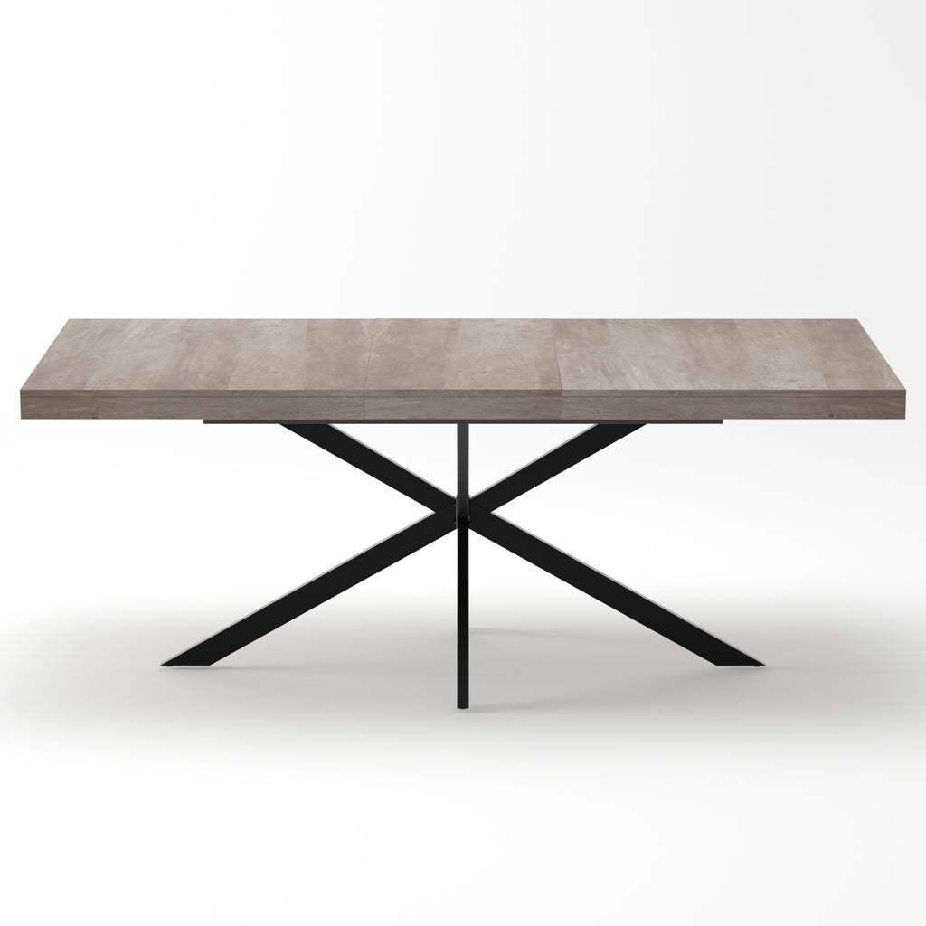 Extendable Dining Table with Hidden Storage – 55–71 Inch — [variant:W3679P437342] Gray image 8