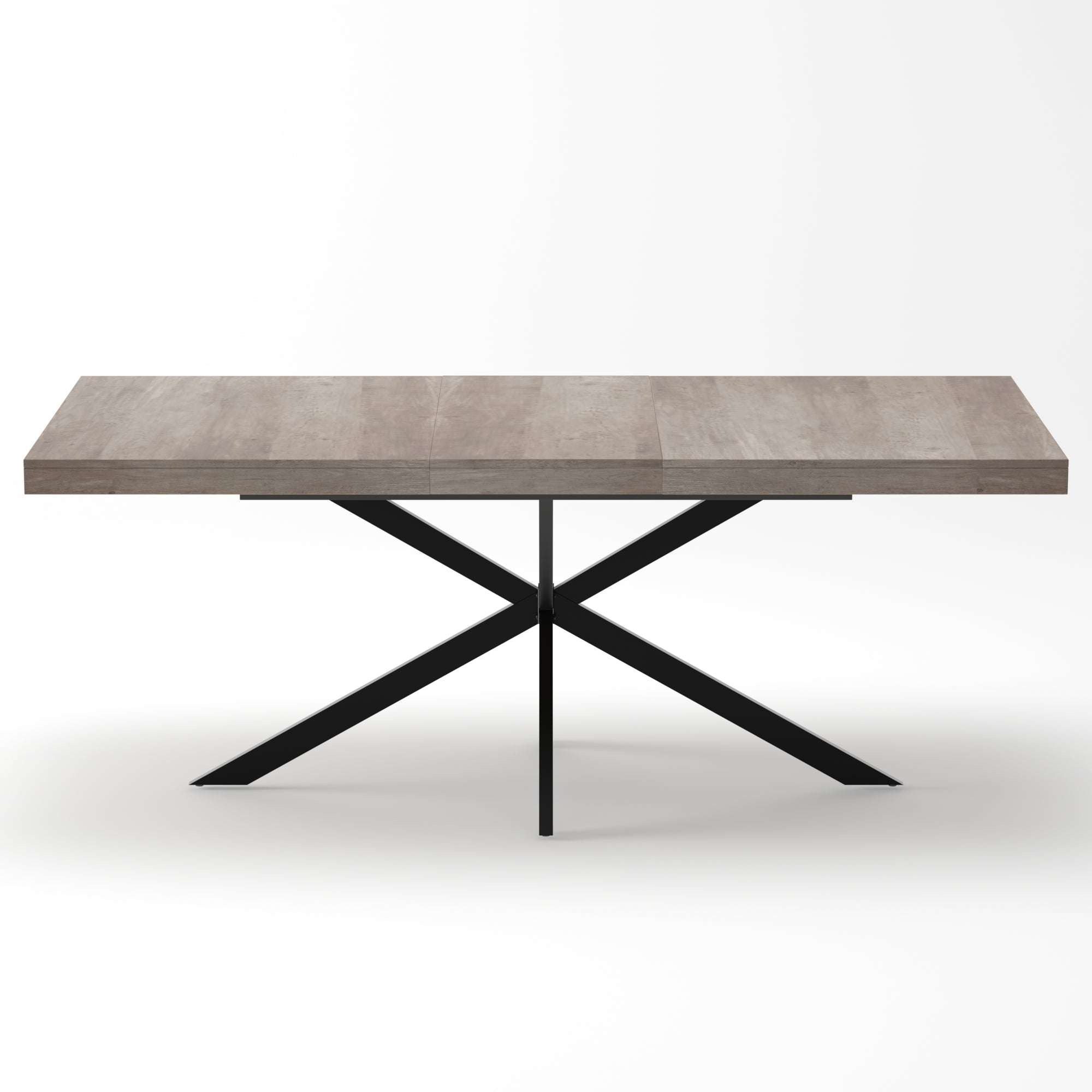 Extendable Dining Table with Hidden Storage – 55–71 Inch — [variant:W3679P437342] Gray image 8