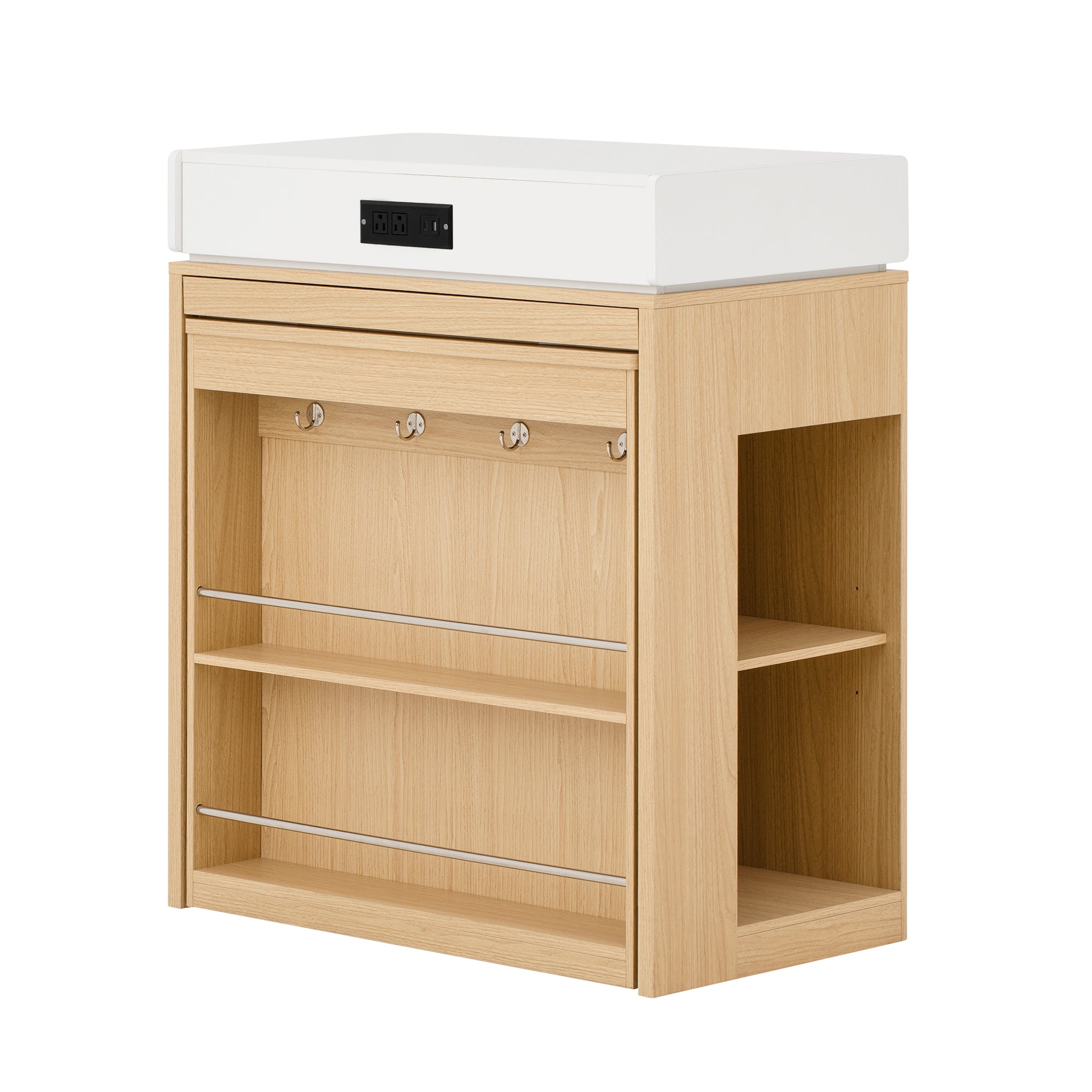 [variant:XW000028AAN-CA] Rolling Kitchen Island with Extendable Table image 37