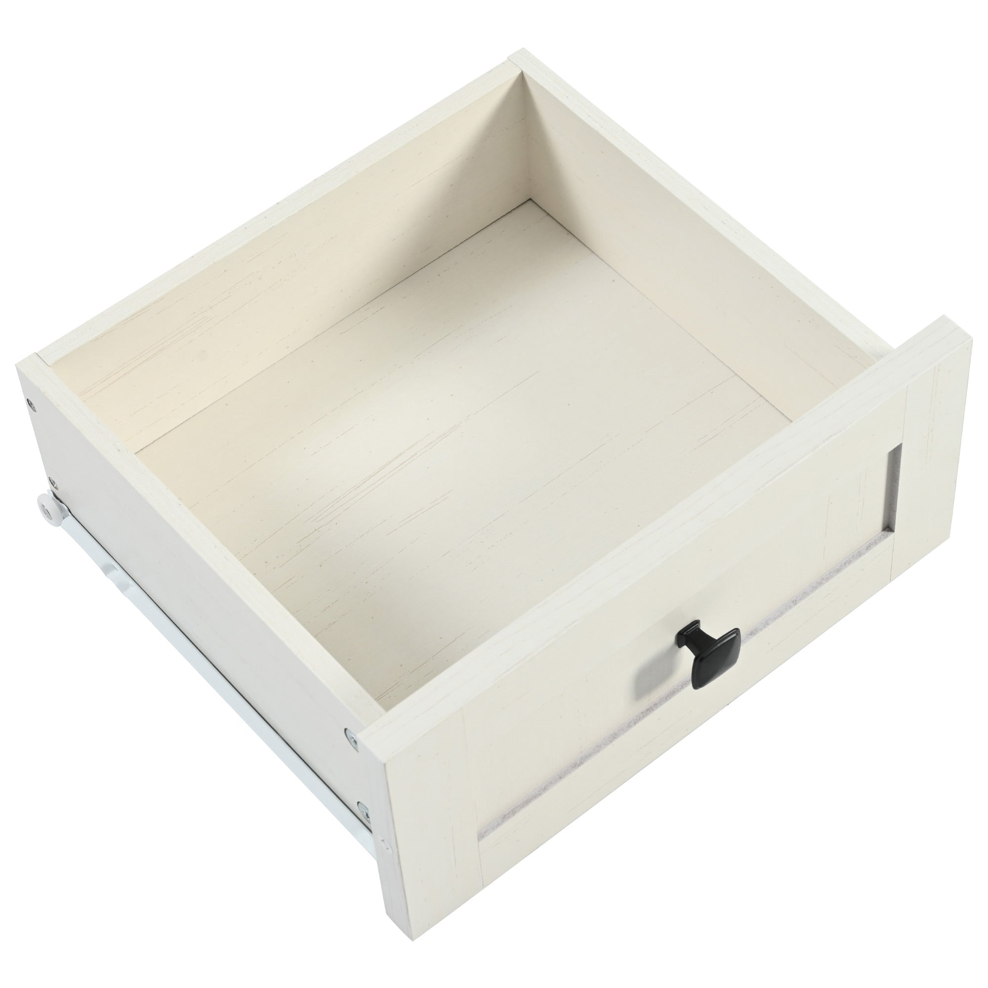 [variant:N853S379573W] Farmhouse Kitchen Island with Drop Leaf, Power Outlet and Sliding Barn Doors – 53.75-Inch image 3