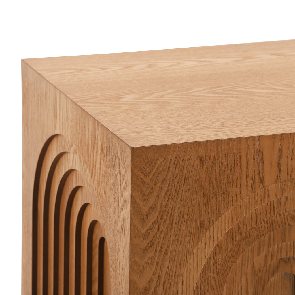 Round Wood End Table — [variant:N876P386371D] Natural & Light Brown image 10
