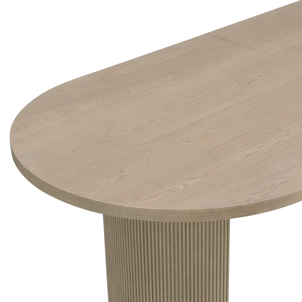 [variant:N872P357176A_N872P357177A] Oval Double-Pedestal Dining Table – Light Natural image 4