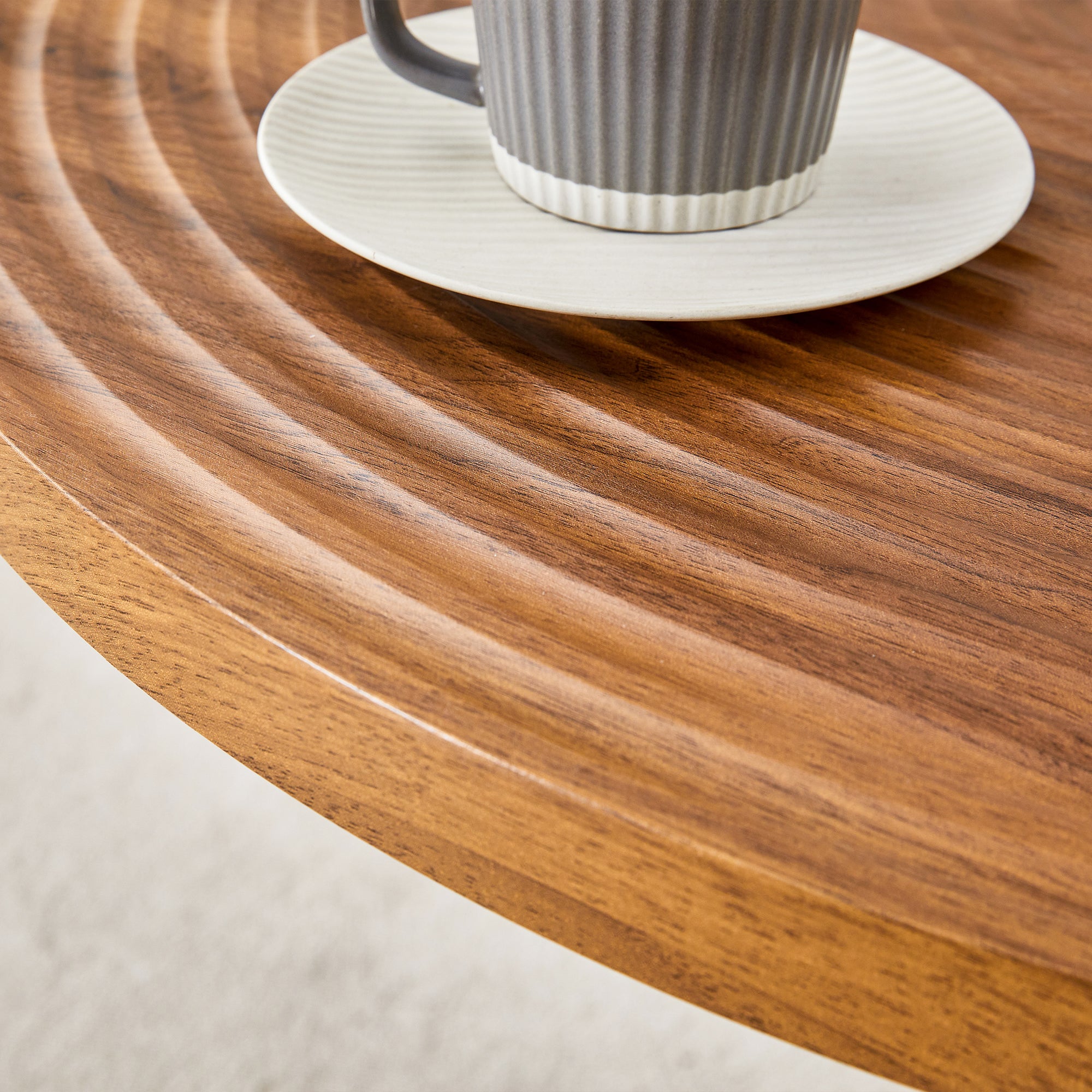 [variant:W3806P409447] Round Dark Wood-Grain Dining Table – 31.5-Inch image 13
