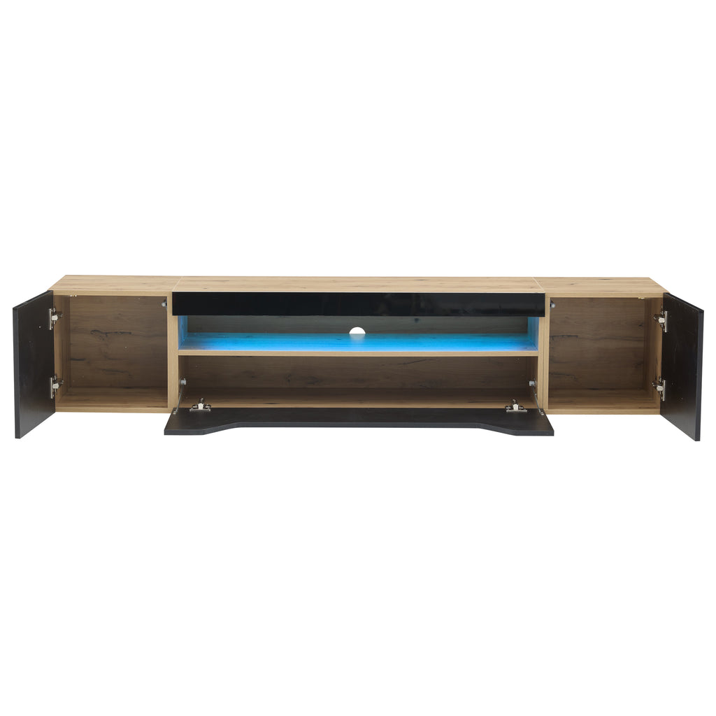 [variant:N892P428793Z] Floating LED TV Stand with Storage image 12
