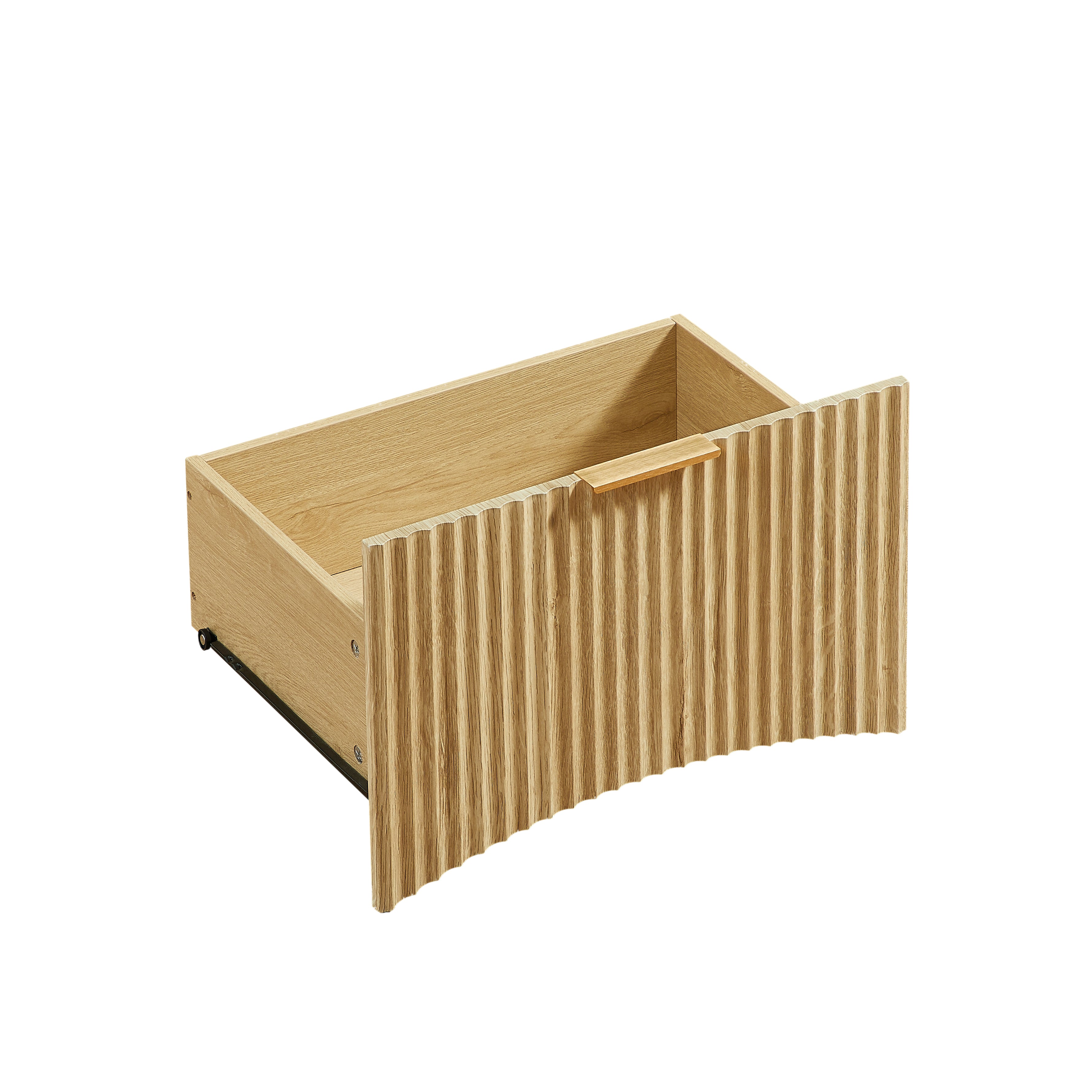 [variant:W5078P443398] Set of 2 Fluted Nightstands with Gold Handles image 15