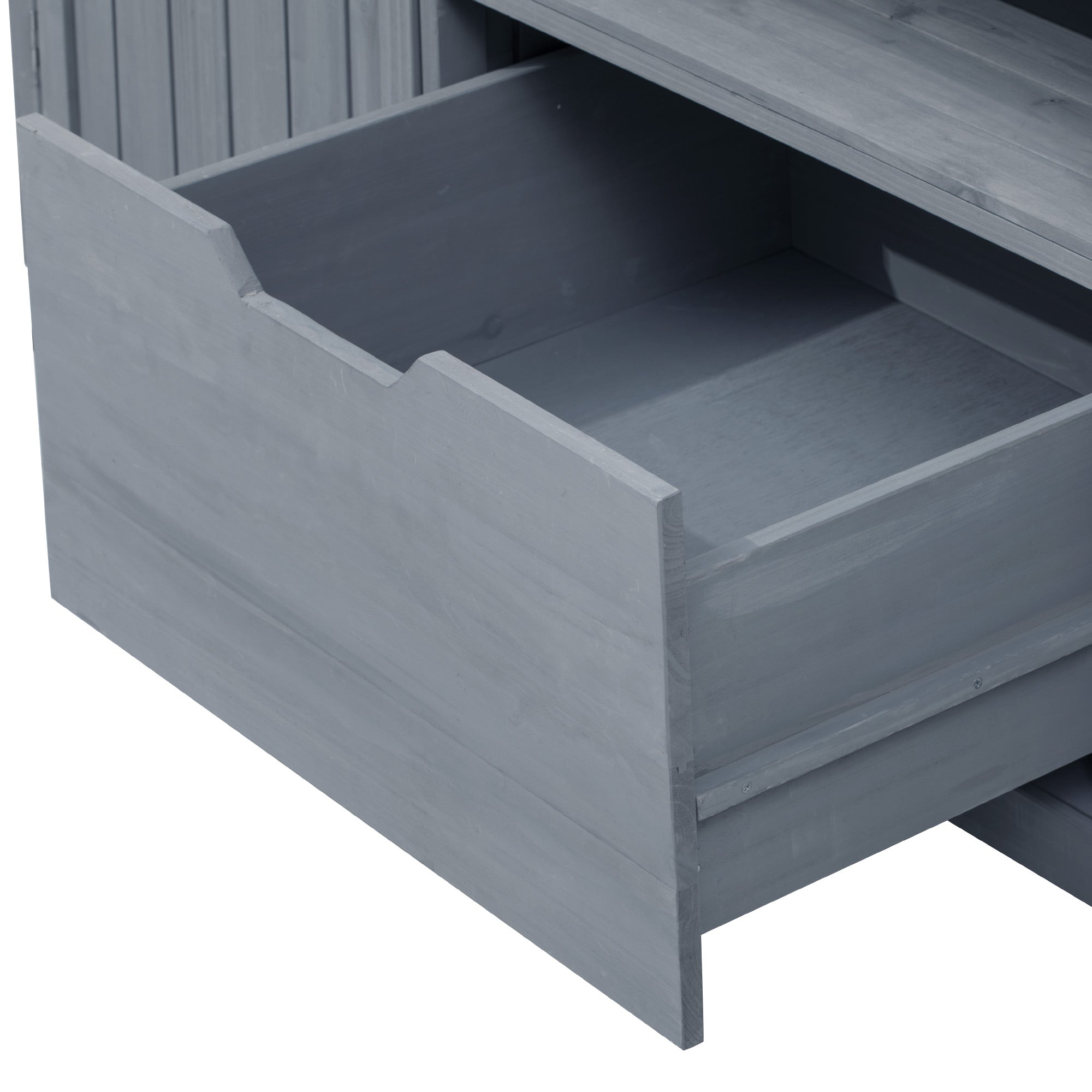 [variant:N853P386132G] Outdoor Grill Cart for 21–22-Inch Kamado Grills – Gray and Blue, 66.5-Inch image 20