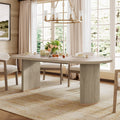 [variant:N872P357176A_N872P357177A] Oval Double-Pedestal Dining Table – Light Natural image 1