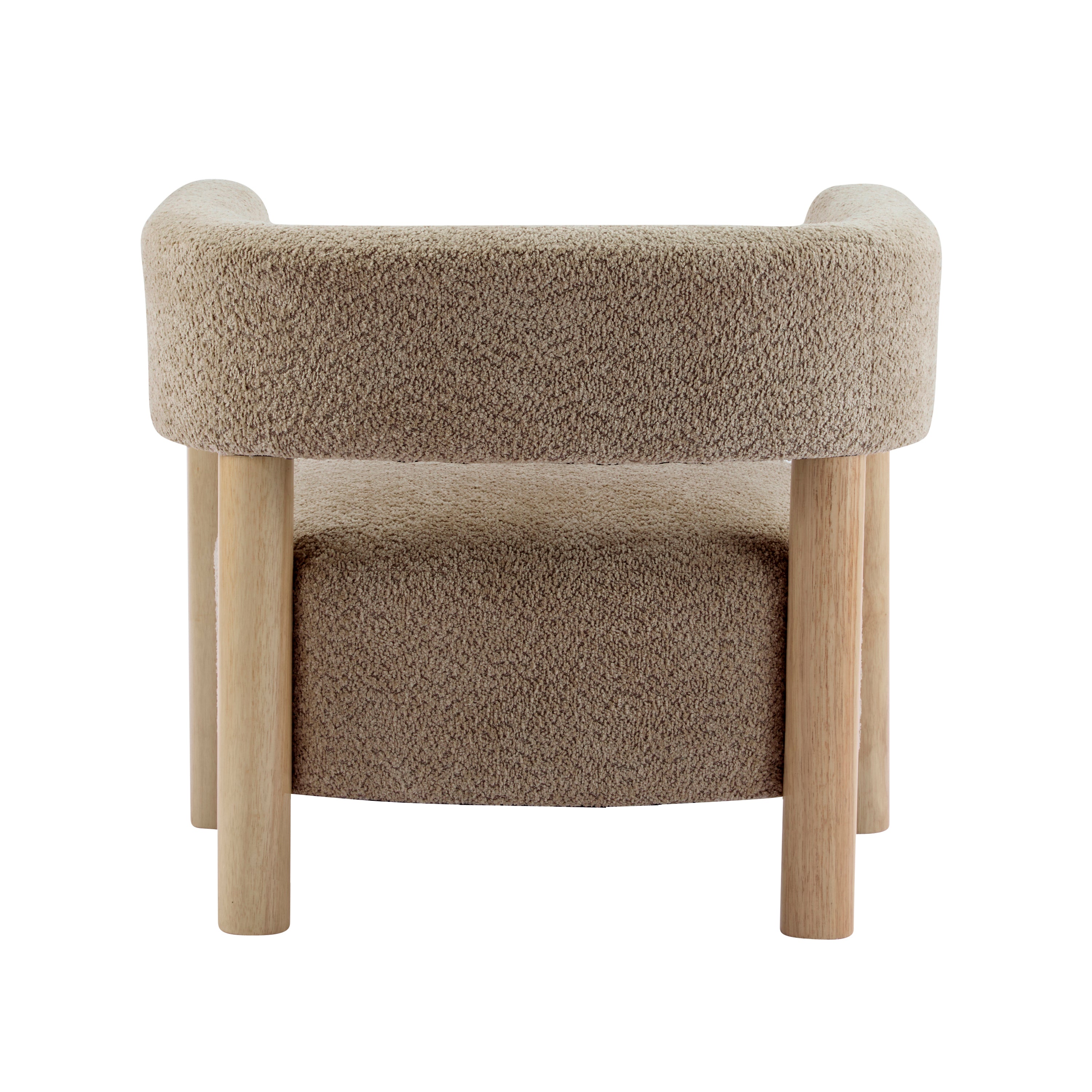 [variant:N898P443472B] Bouclé Accent Armchair – Light Camel image 6