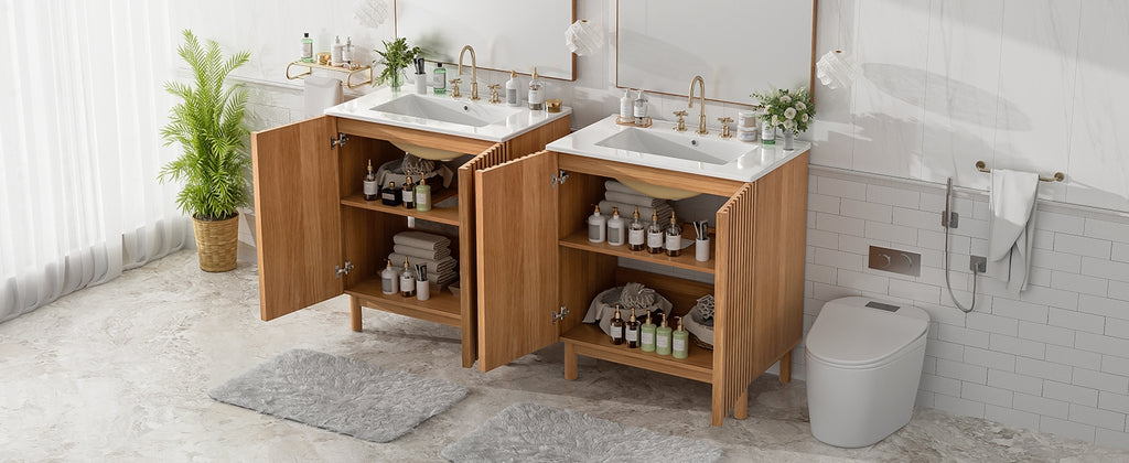 [variant:N848P000012O] Traditional Bathroom Vanity with Ceramic Sink – 59.8-Inch image 24