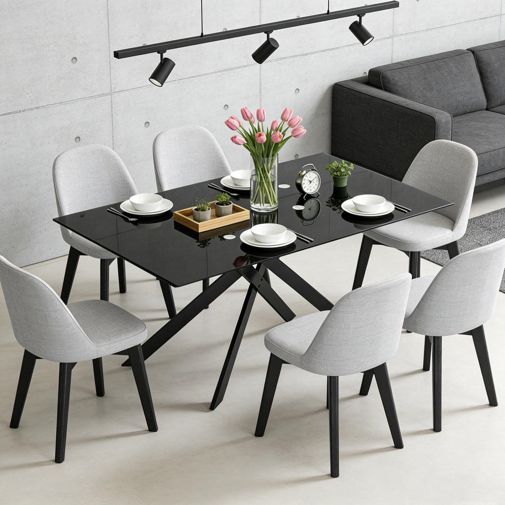 [variant:W3856P411912] Tempered-Glass Dining Table – 51-Inch image 6