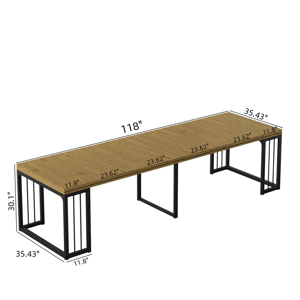 [variant:W3679S00001] Extendable Dining Table for 2–10 – Wild Oak image 11