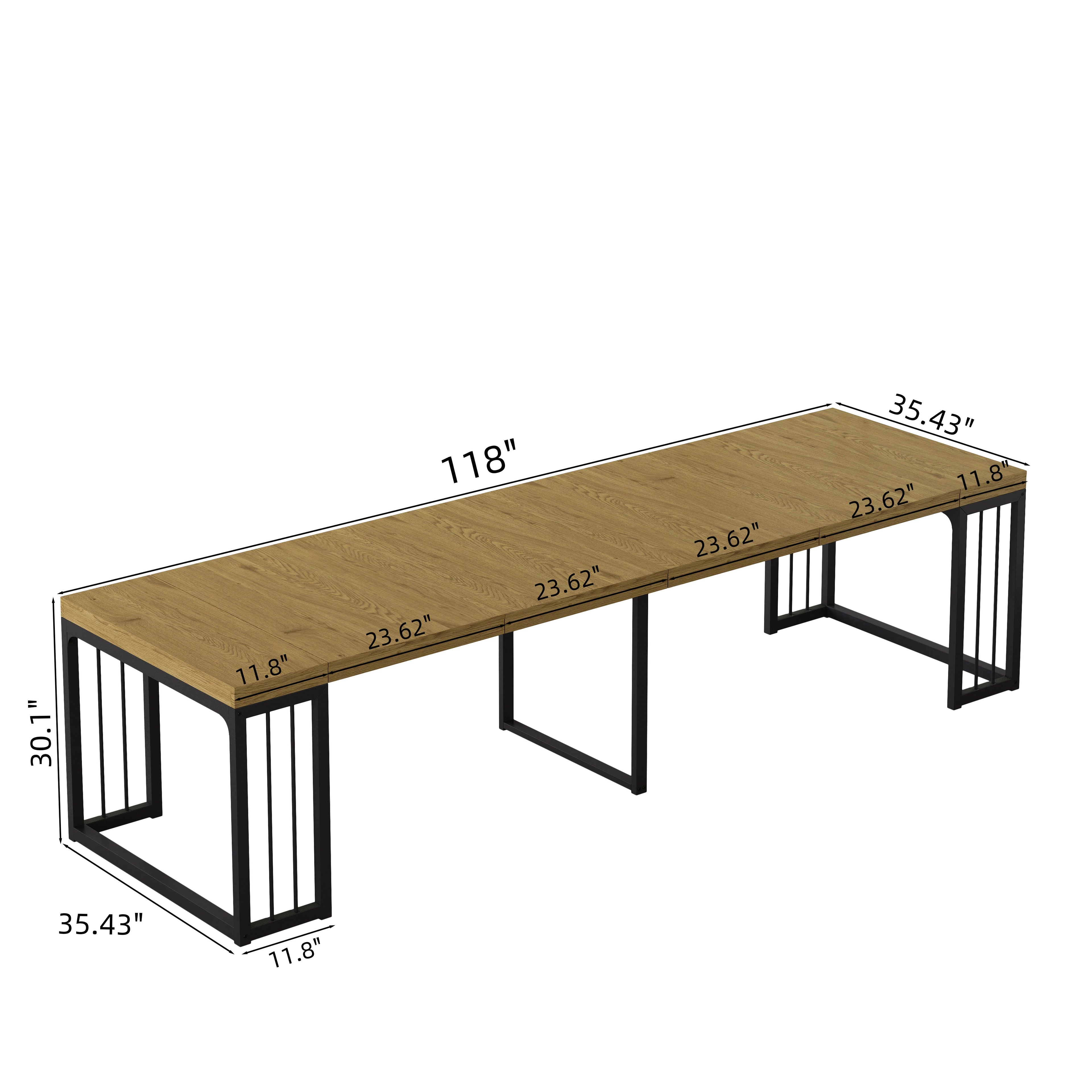[variant:W3679S00001] Extendable Dining Table for 2–10 – Wild Oak image 11