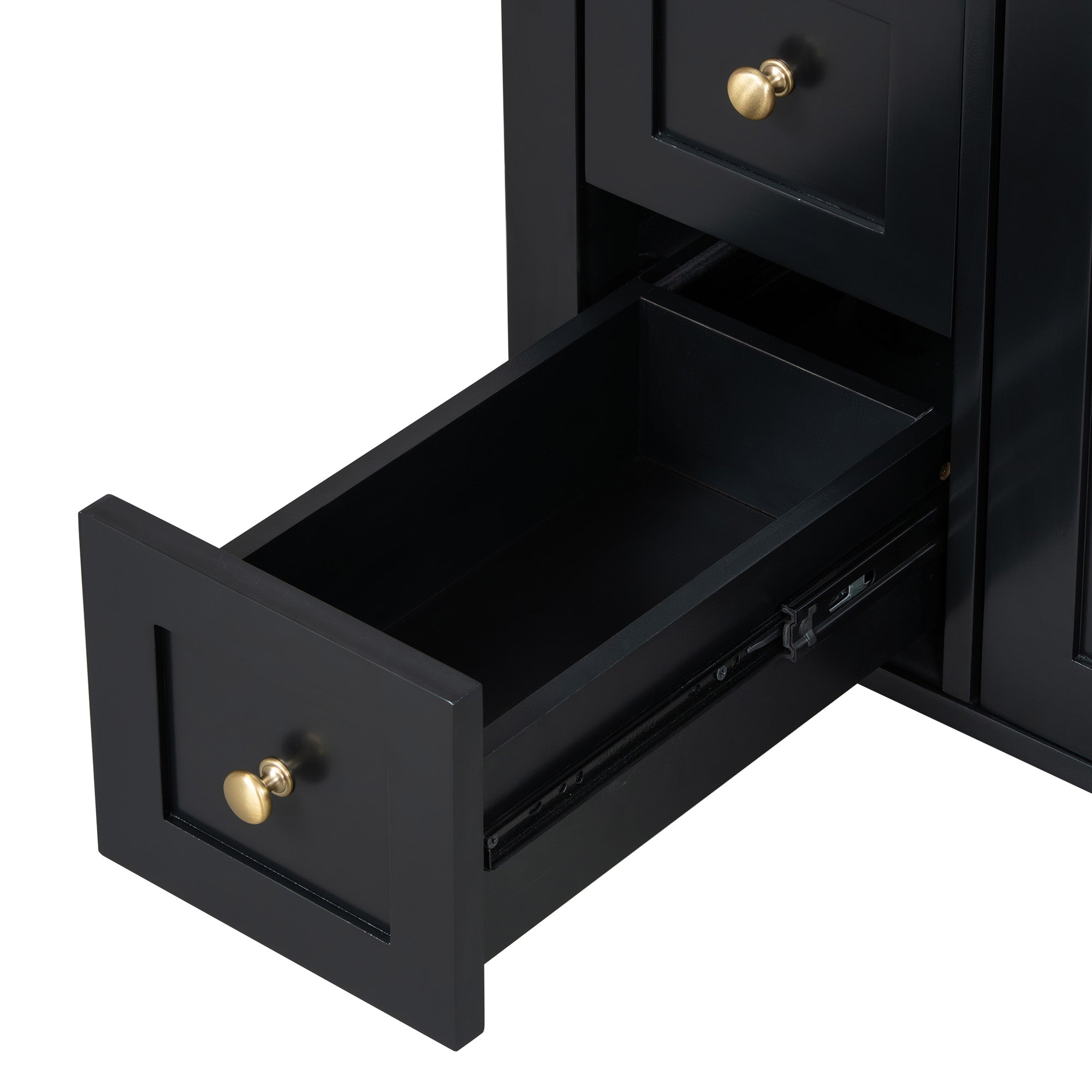 [variant:N725P280631B] Black Bathroom Vanity with Ceramic Sink – 24-Inch image 24