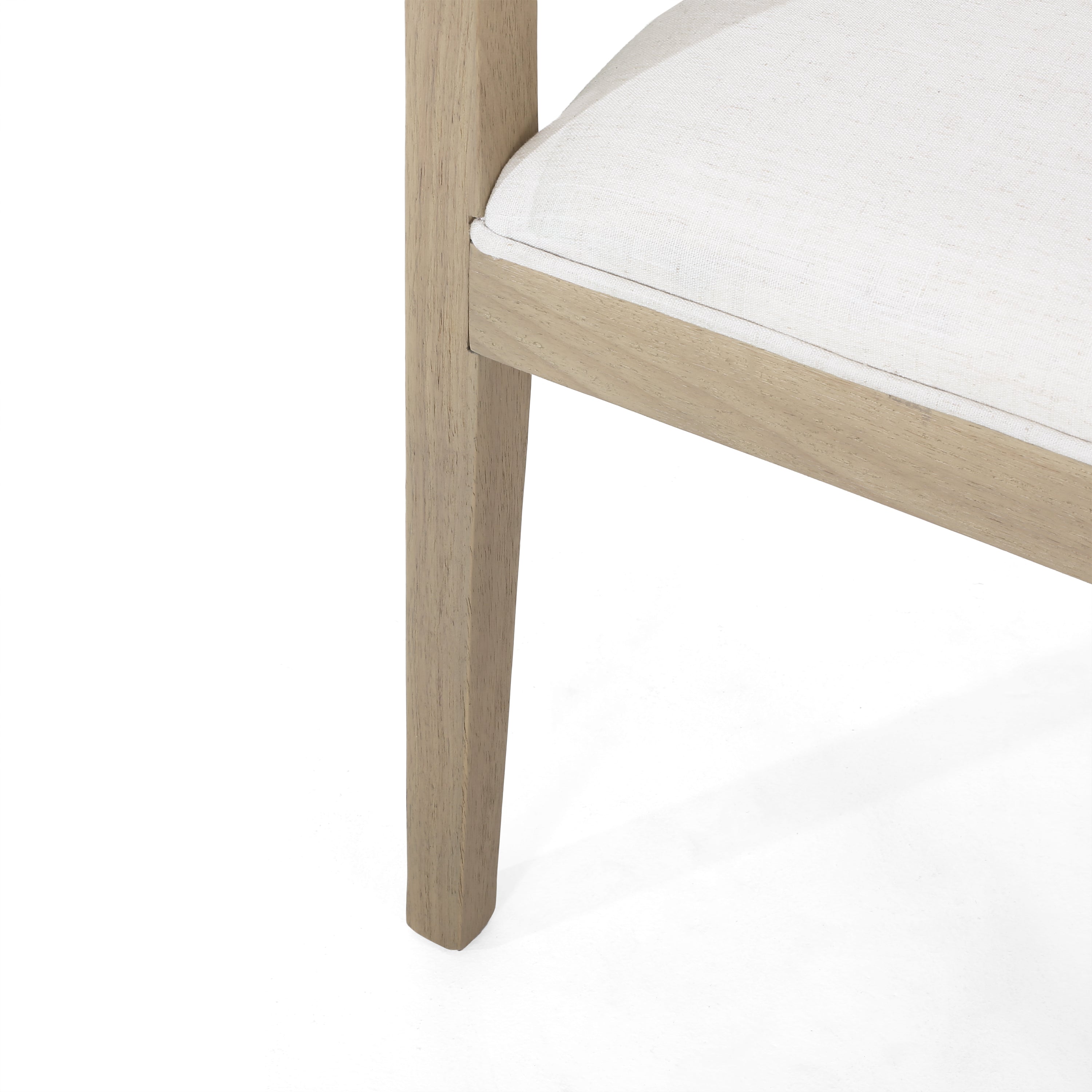 [variant:N872P268260A] Set of 2 Modern Beige Upholstered Dining Armchairs image 12