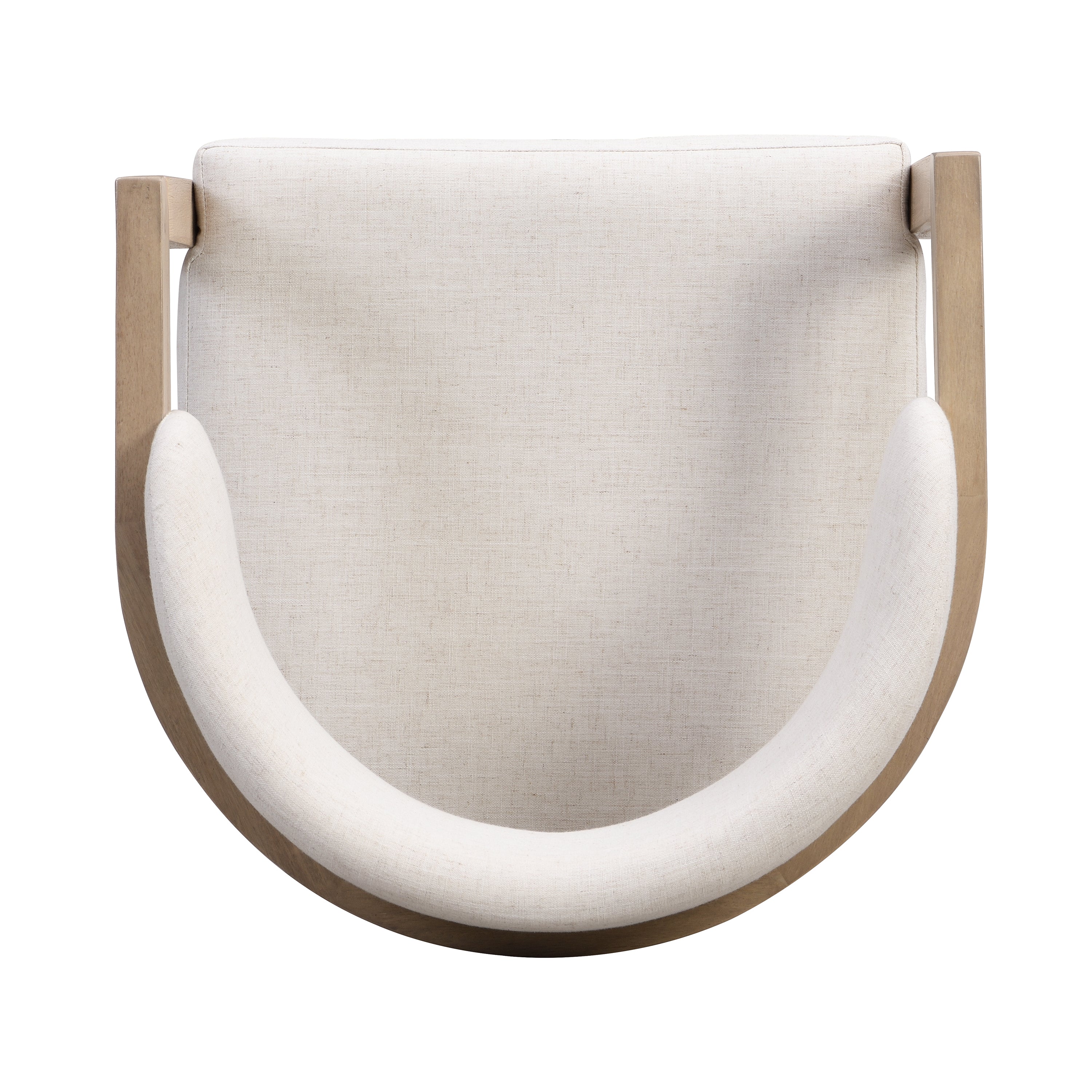 [variant:N872P357172A] Set of 2 Modern Rubberwood Dining Armchairs – Beige image 7