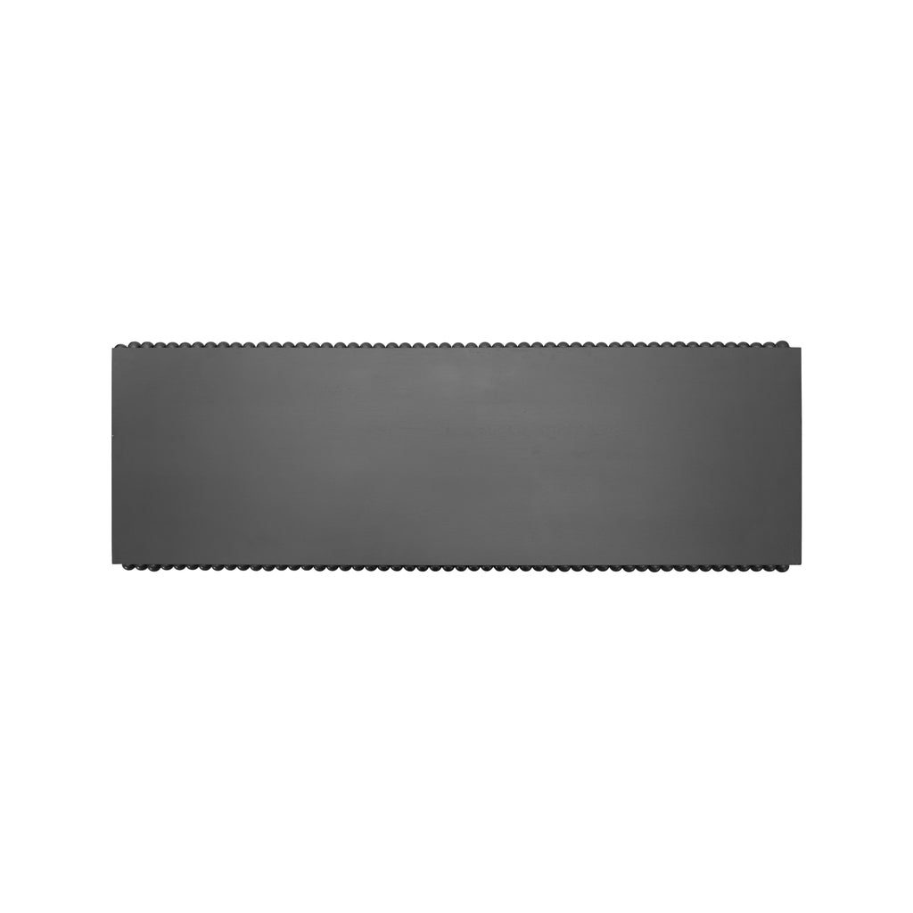 Farmhouse Console Table with Beaded Trim — [variant:N876P351928B] Black image 8