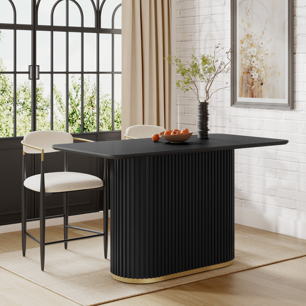 [variant:N872P426826H_N872P426828H] Black Counter-Height Dining Table – 63-Inch image 1