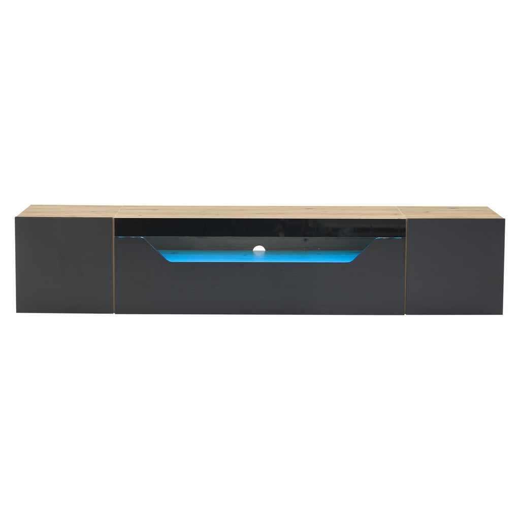 [variant:N892P428793Z] Floating LED TV Stand with Storage image 15